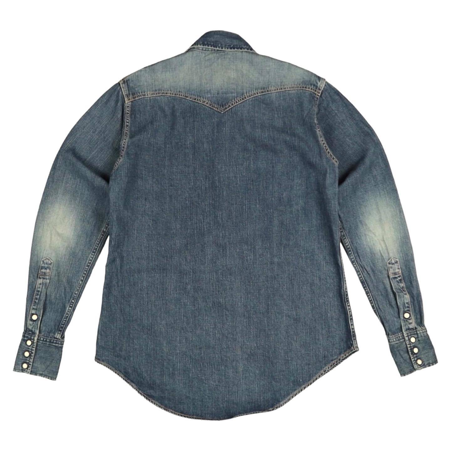 FOB Factory Denim Western Shirt Size M