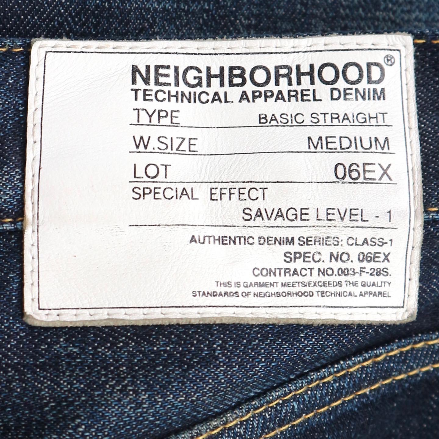 Neighborhood Selvedge Denim Jeans Size 34