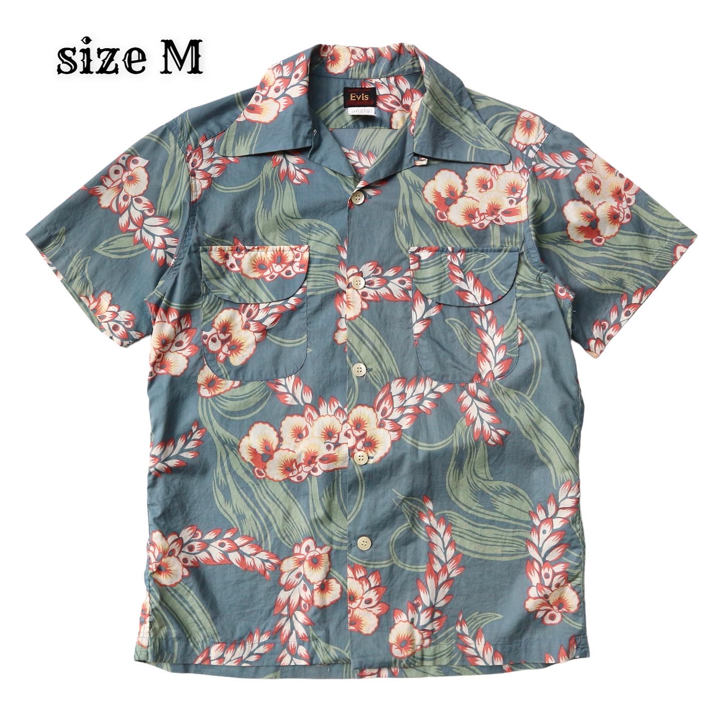 Evis (Evisu) Yamane Hawaiian Shirt Size M