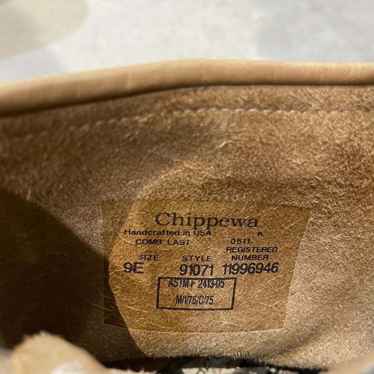 Chippewa Engineer Boots Size 9E