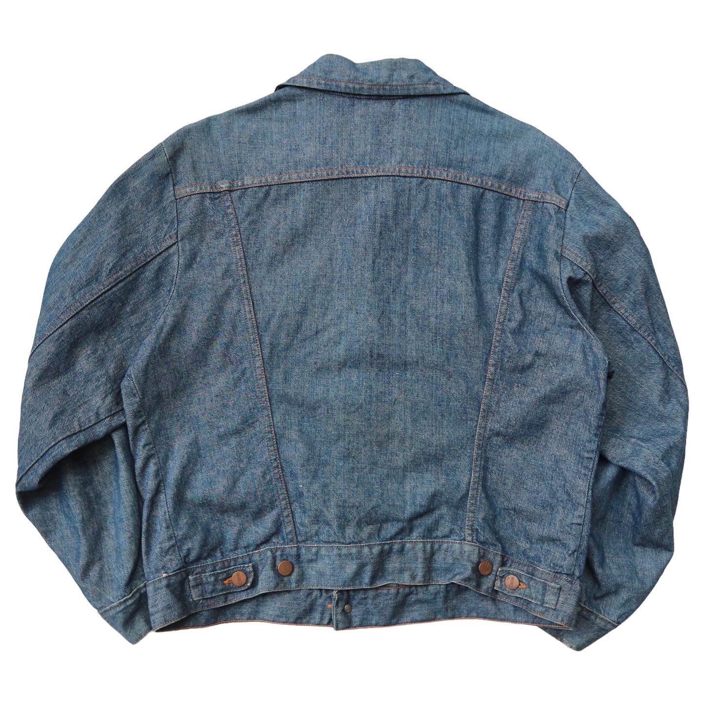 Vintage 70s Maverick Denim Jacket H-D Patch Size L