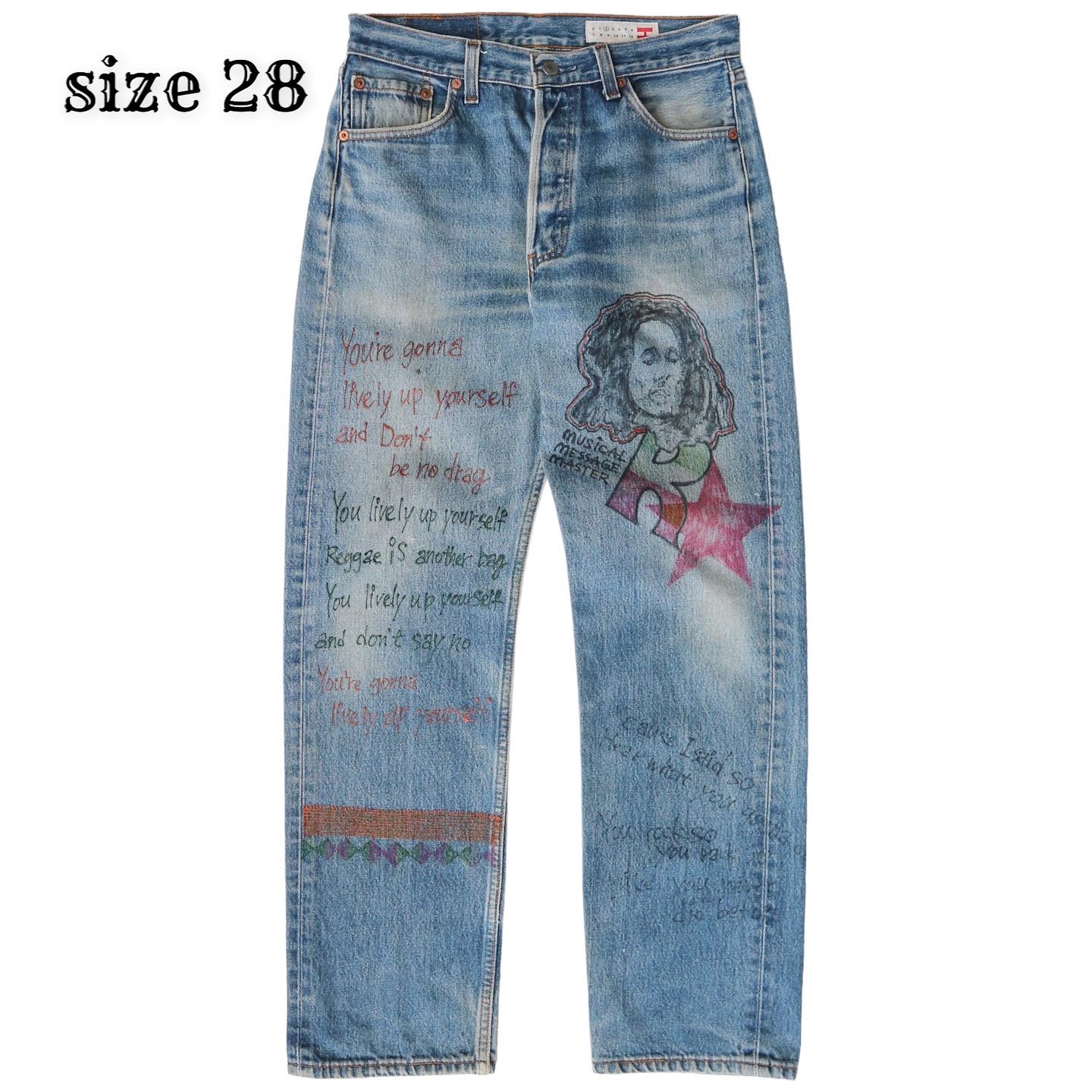 90s Levi’s 501 Customized Size 28