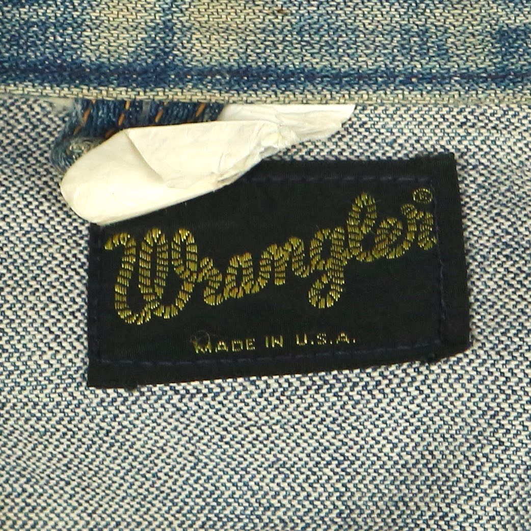 Vintage 70s Wrangler Denim Jacket Size L