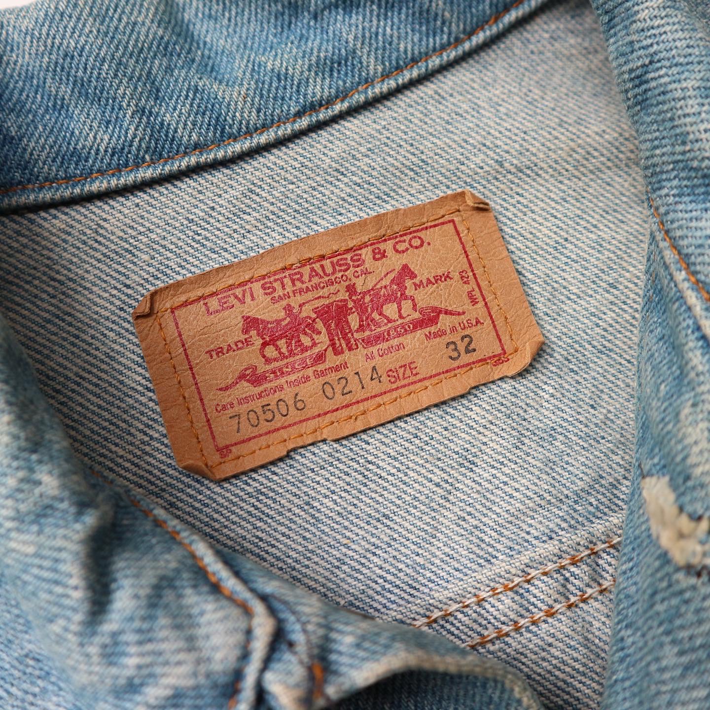 Vintage 80s Levi's Denim Trucker Jacket Size XS denimister