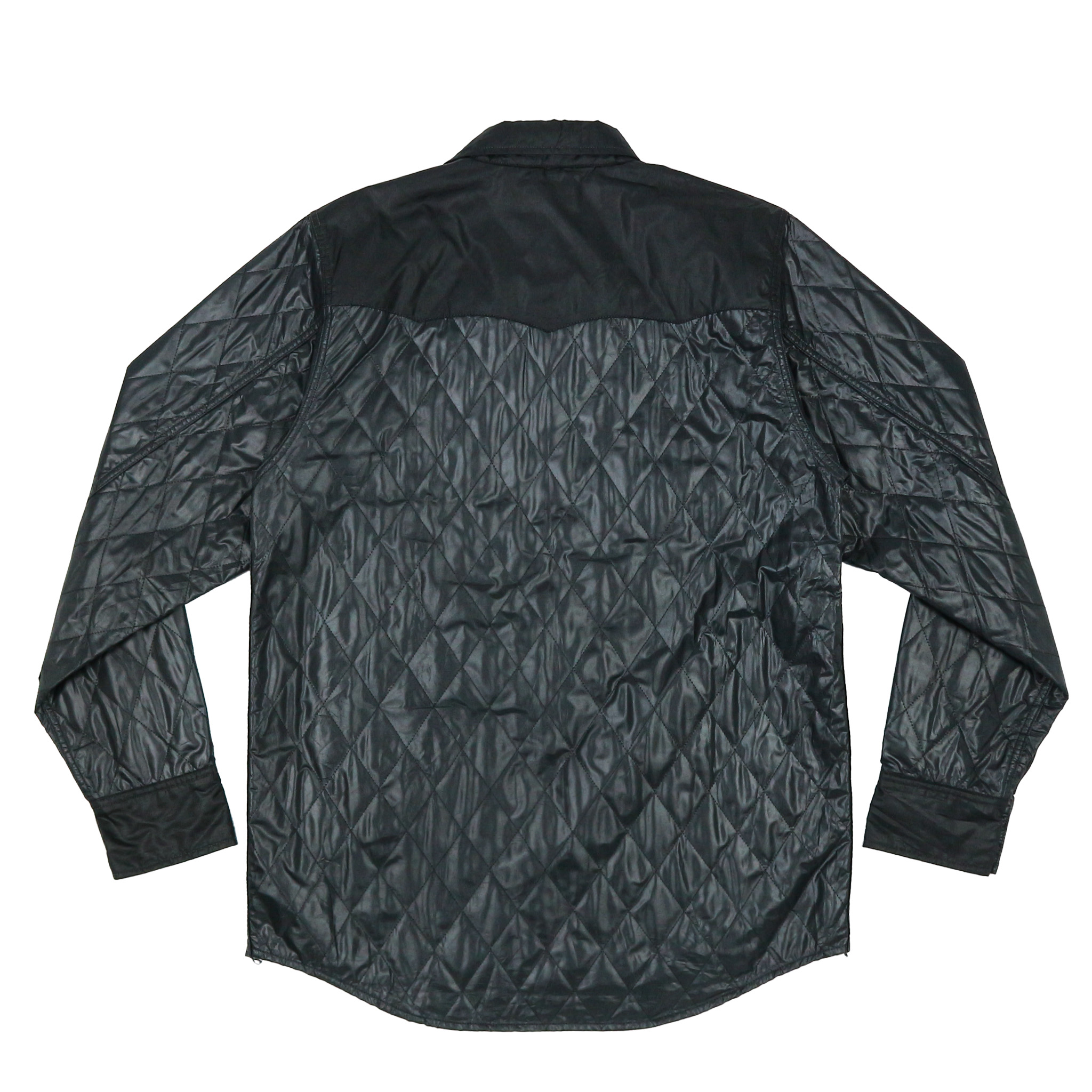 West Ride Japan Quilted Western Motorcycle Shirt Size L