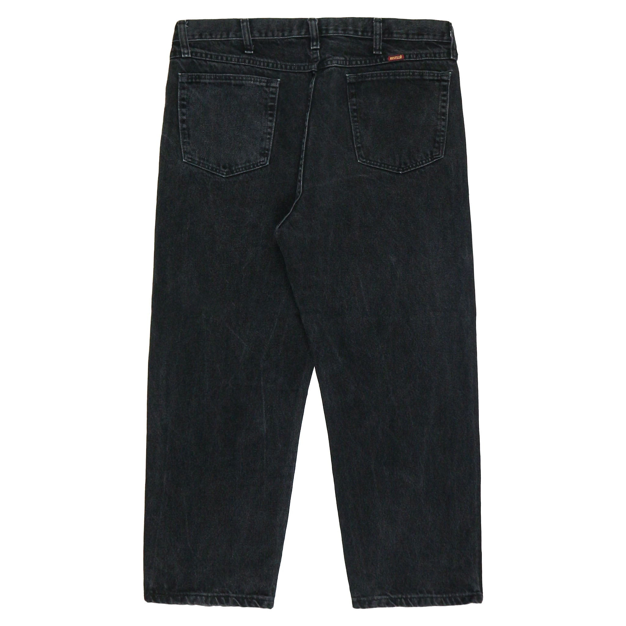 00s Rustler Black Denim Worker Jeans Size 38