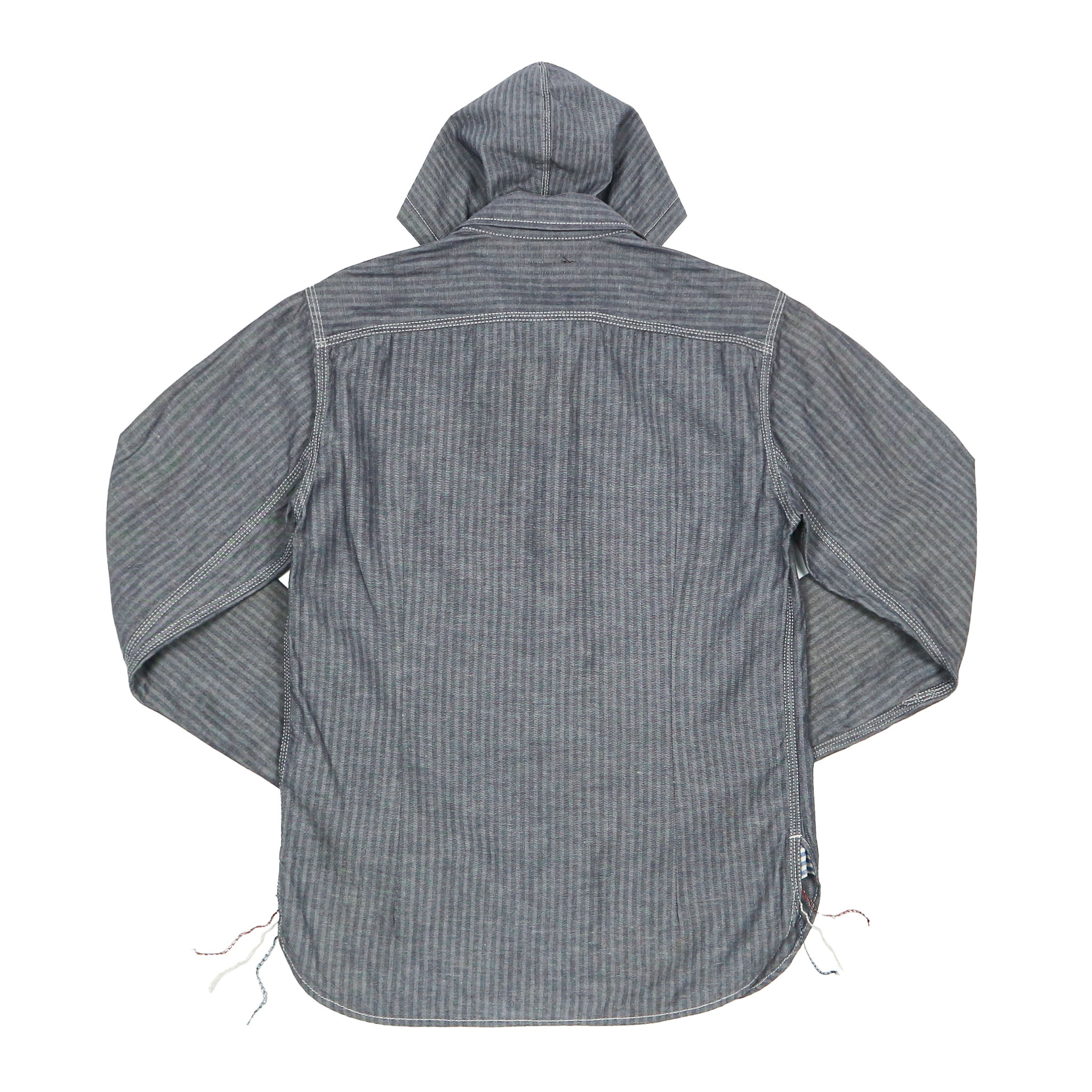 Men’s Melrose Herringbone Hooded Shirt Size S
