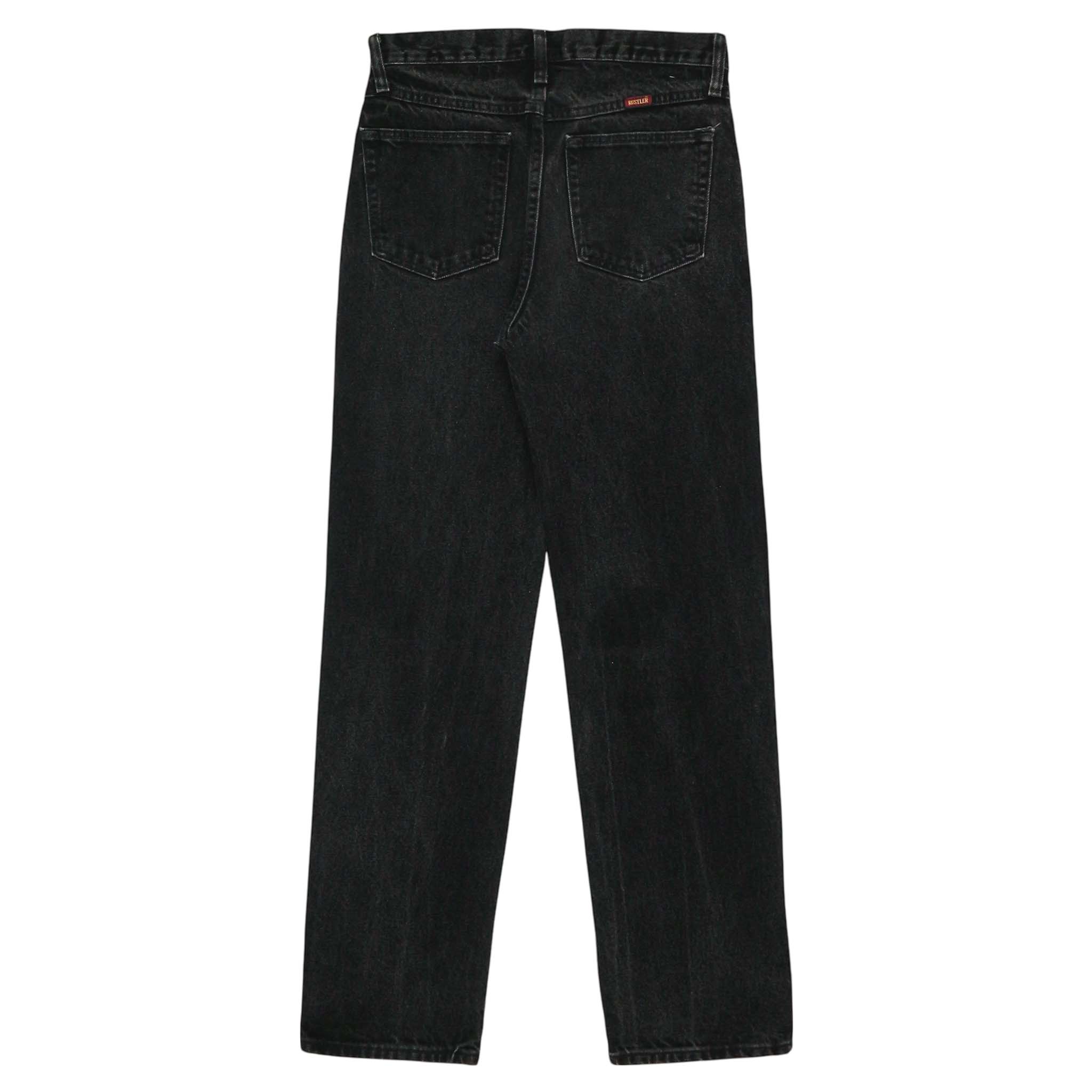 00s Rustler Black Denim Worker Jeans Size 29