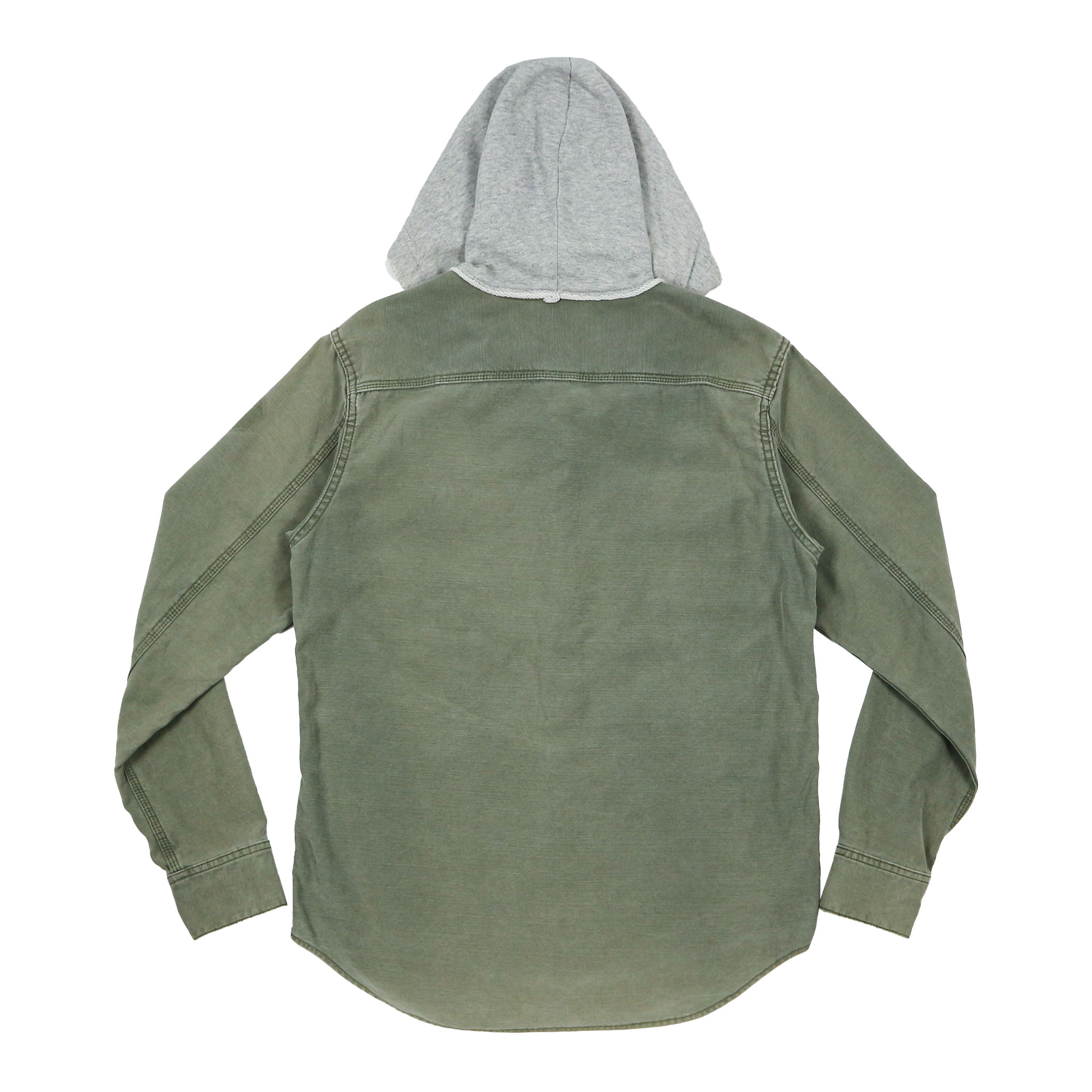 Slapshot Japan Made Olive Sateen Hooded Jacket Size M
