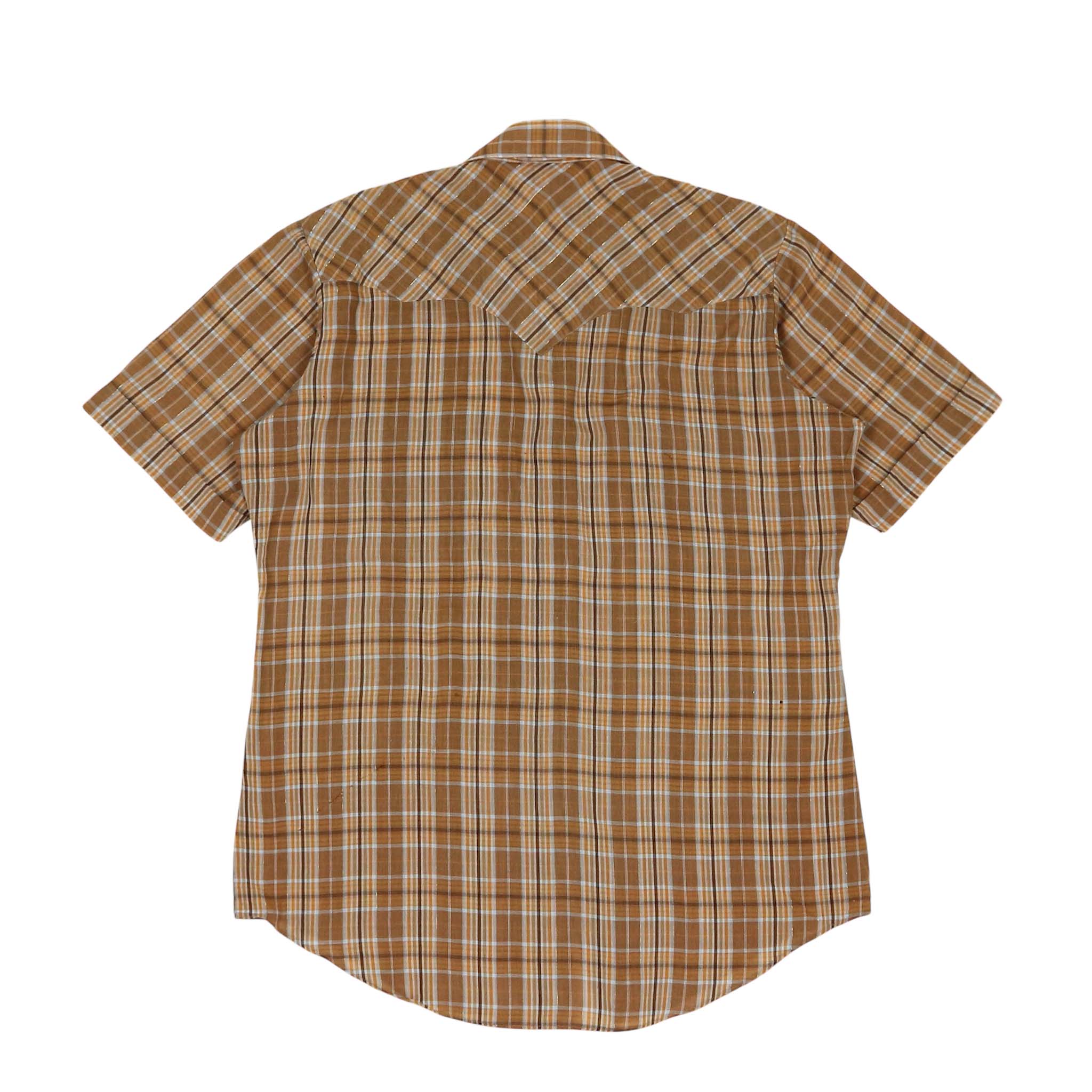 Vintage 70s Miller Short-sleeve Western Shirt Size L