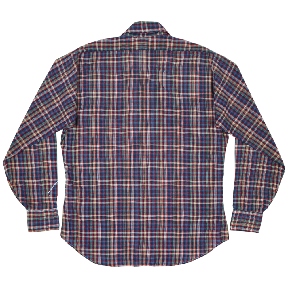 Vintage JCPenney Plain Pockets Plaid Shirt Size L