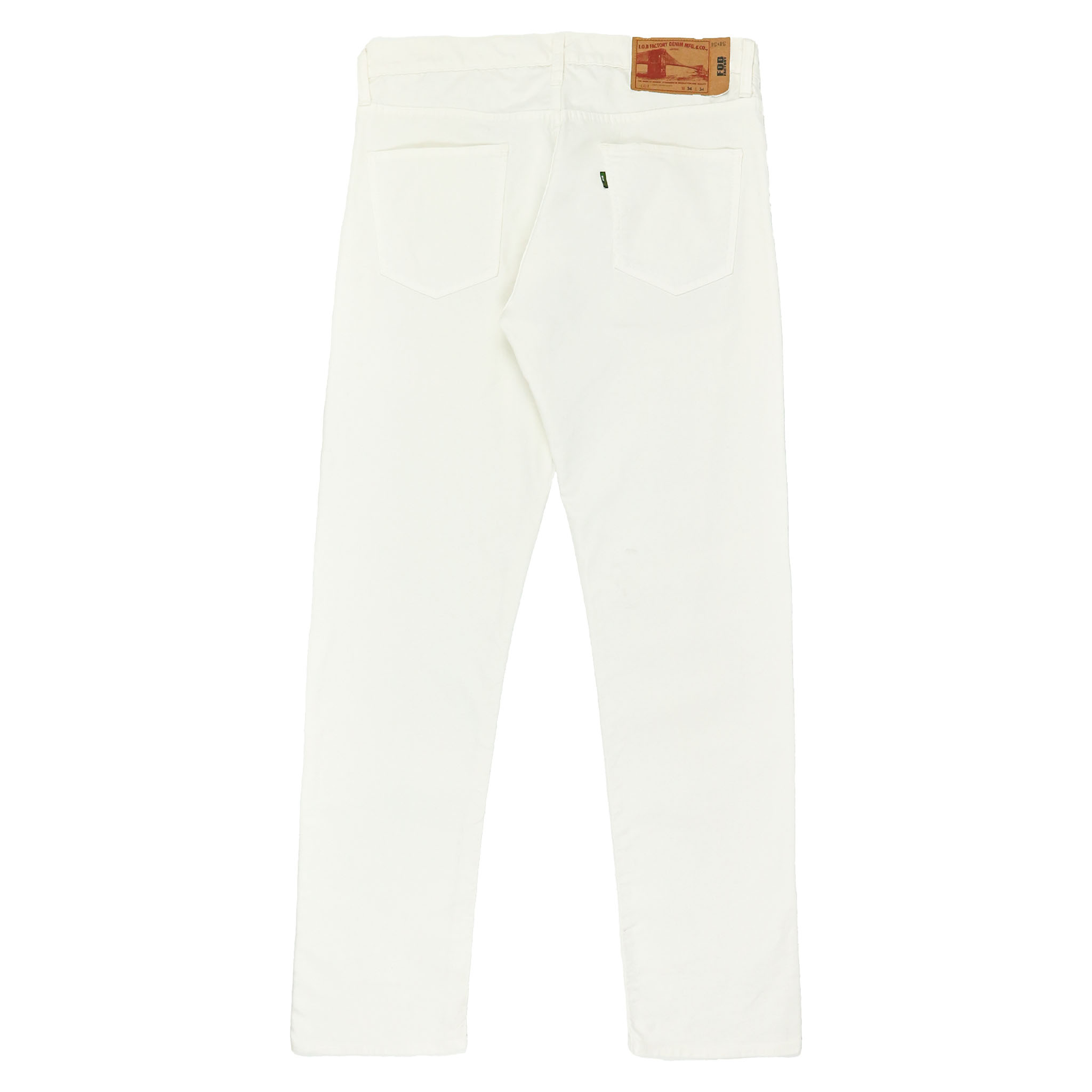 FOB Factory Japan White Denim Jeans Size 34