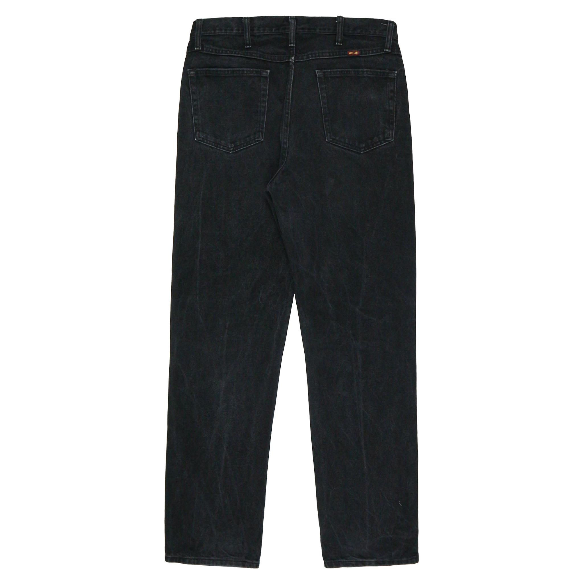 00s Rustler Black Denim Worker Jeans Size 35