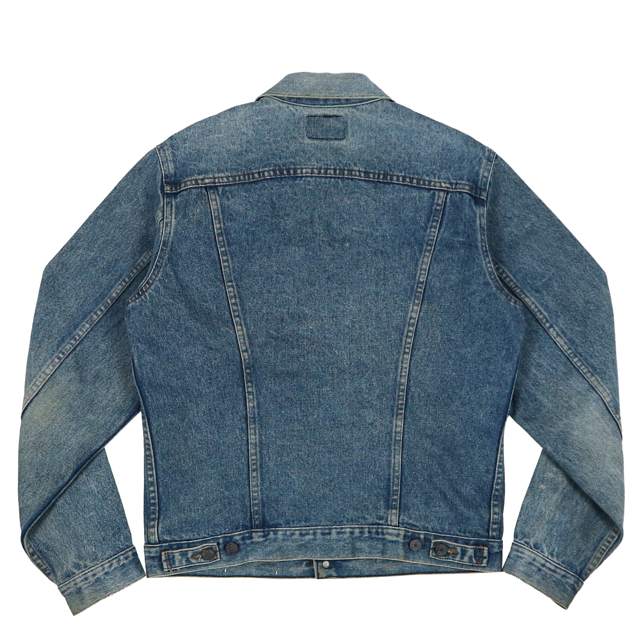 80s Plain Pockets JCPenney USA Trucker Denim Jacket Size M