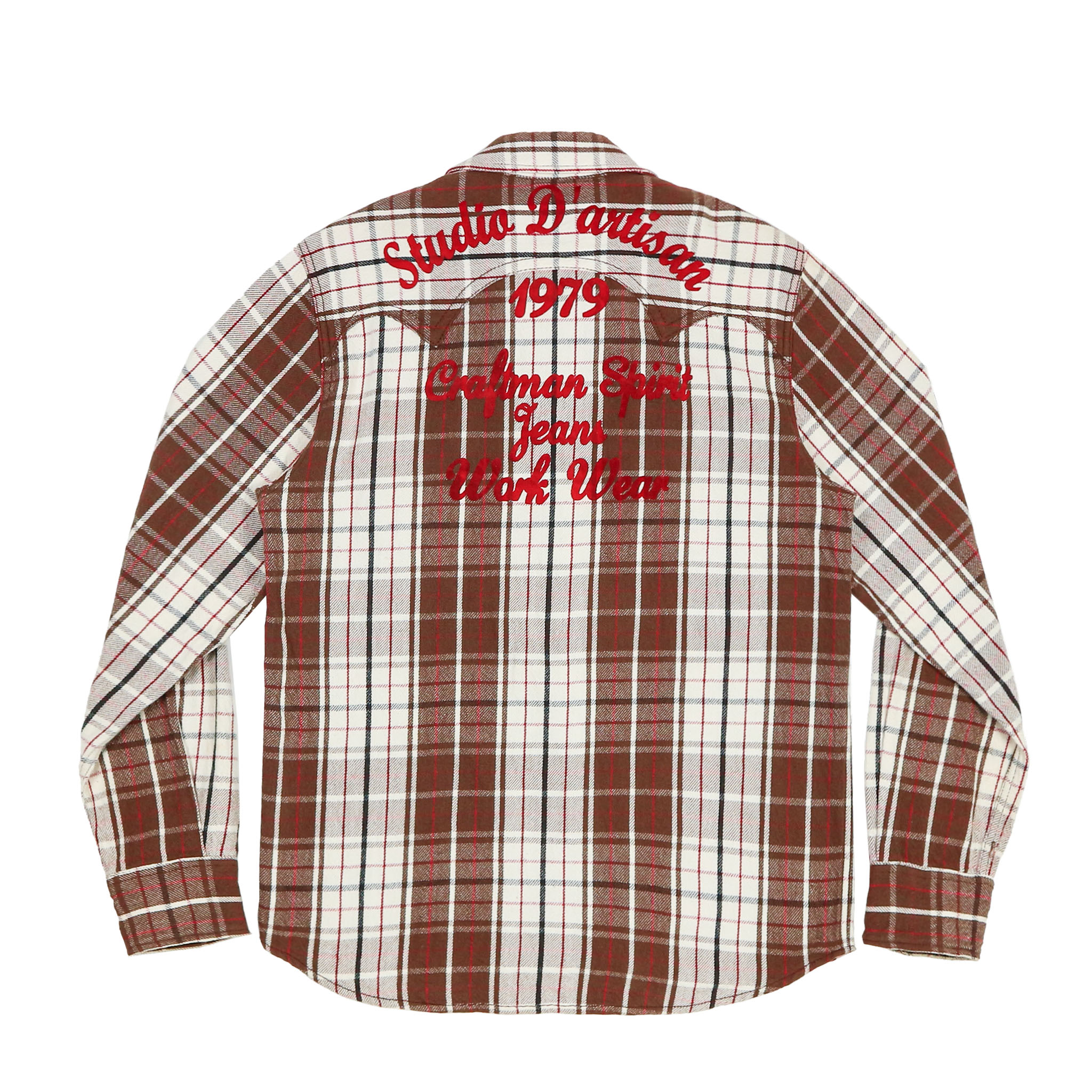 Studio D'Artisan Japan Flannel Western Shirt Size M