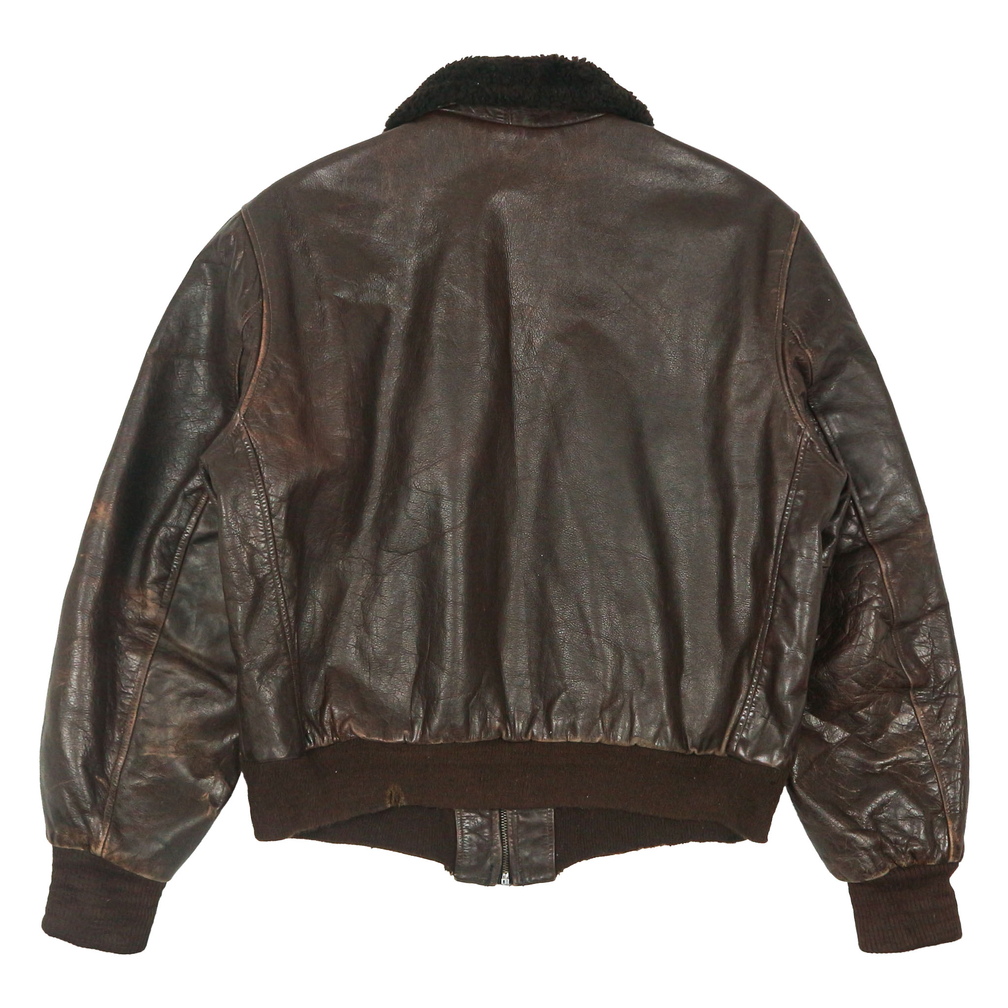 Vintage 60s Brent Windward Leather Jacket Size L