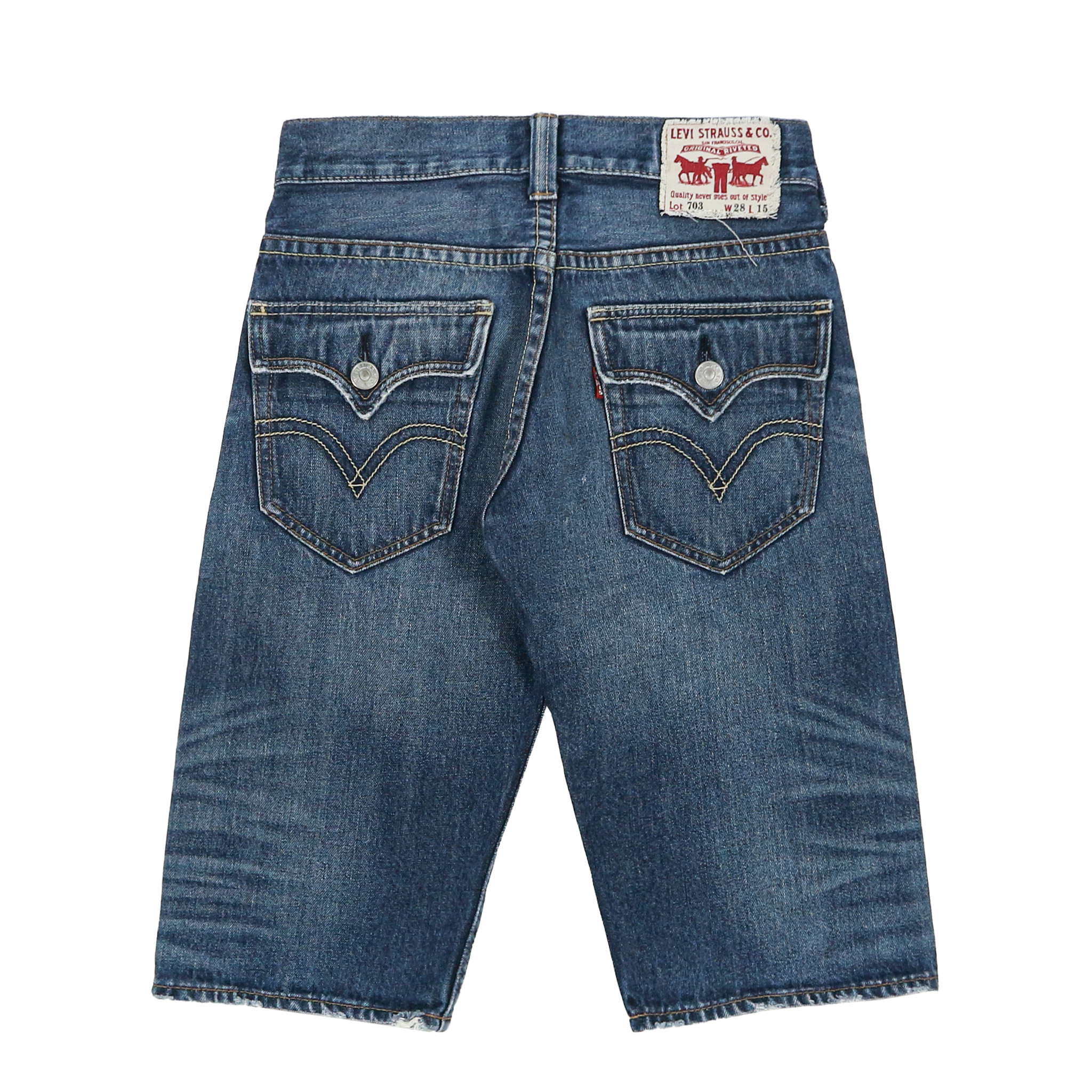 00s Levi's 703 Denim Shorts Size 28