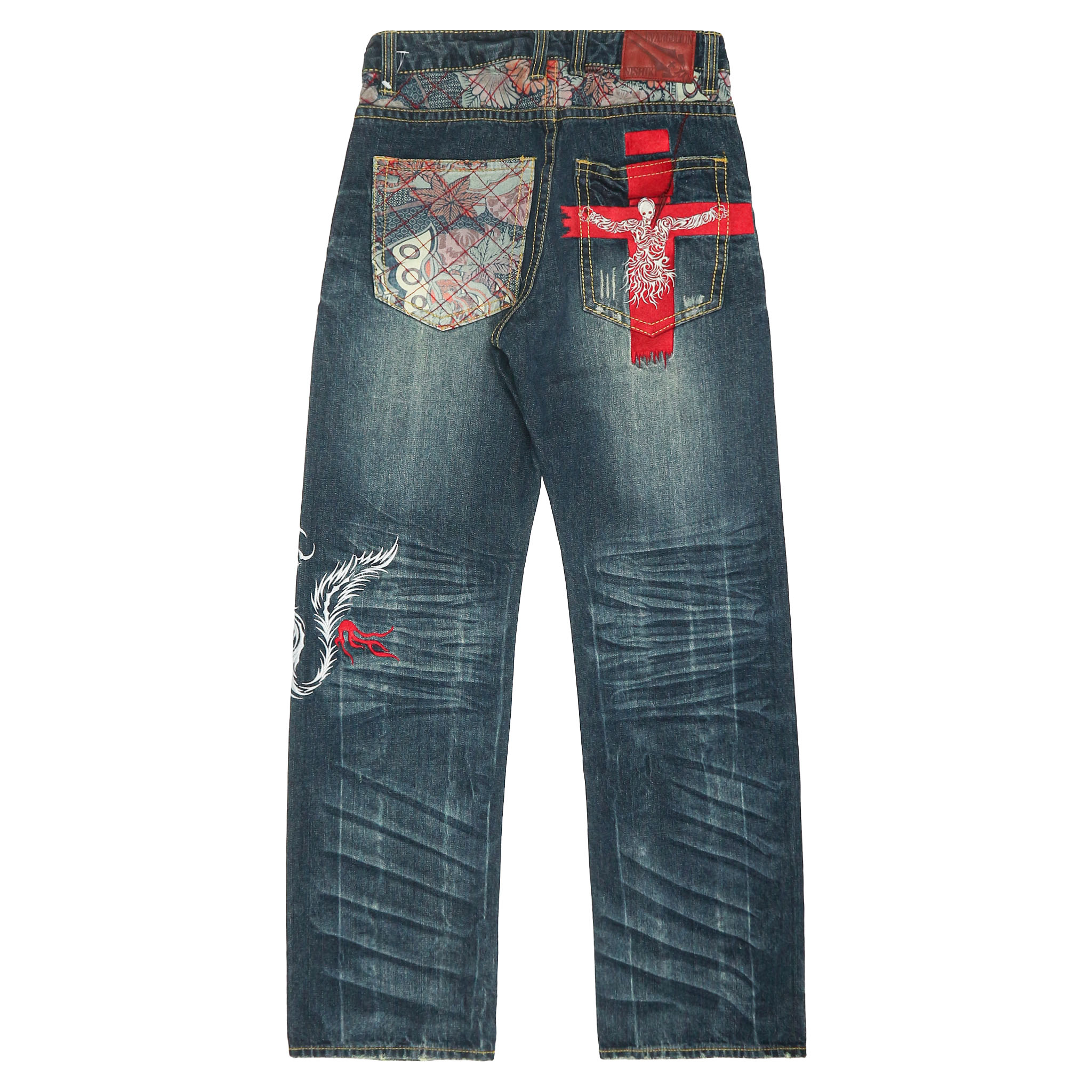 Nishiki x Evangelion Embroidery Denim Jeans Size 29