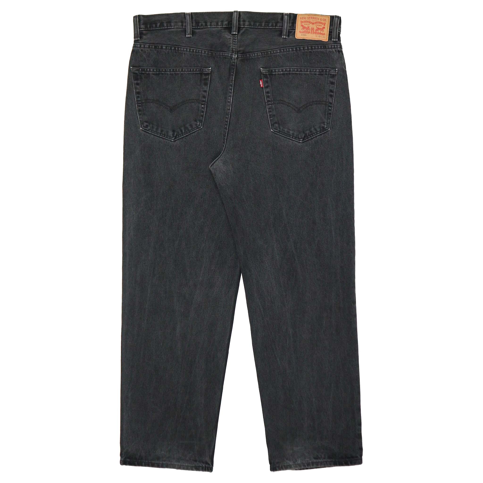 2010s Levi's 550 Black Denim Jeans Size 40
