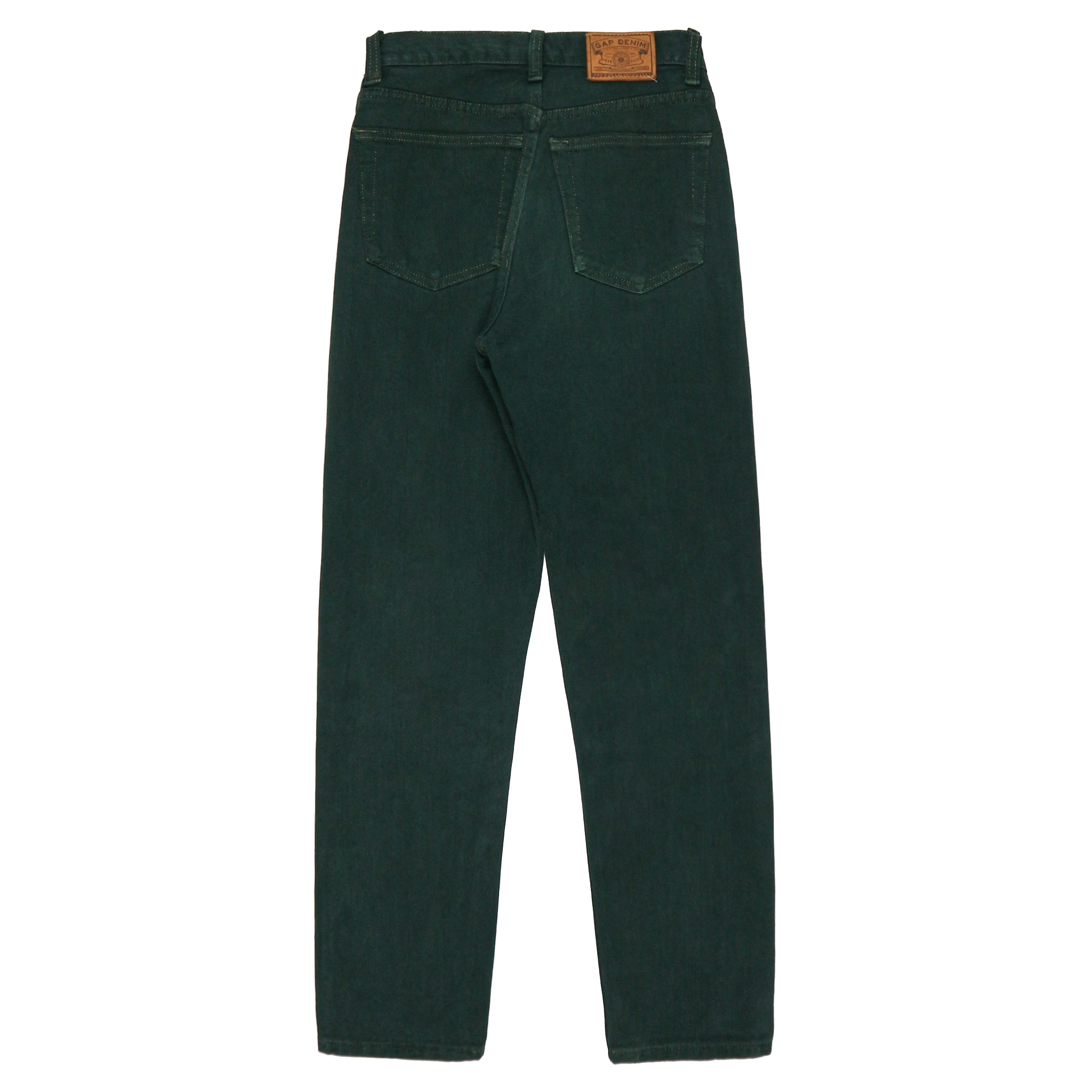 Vtg GAP Made in USA Green Denim Jeans Size 27