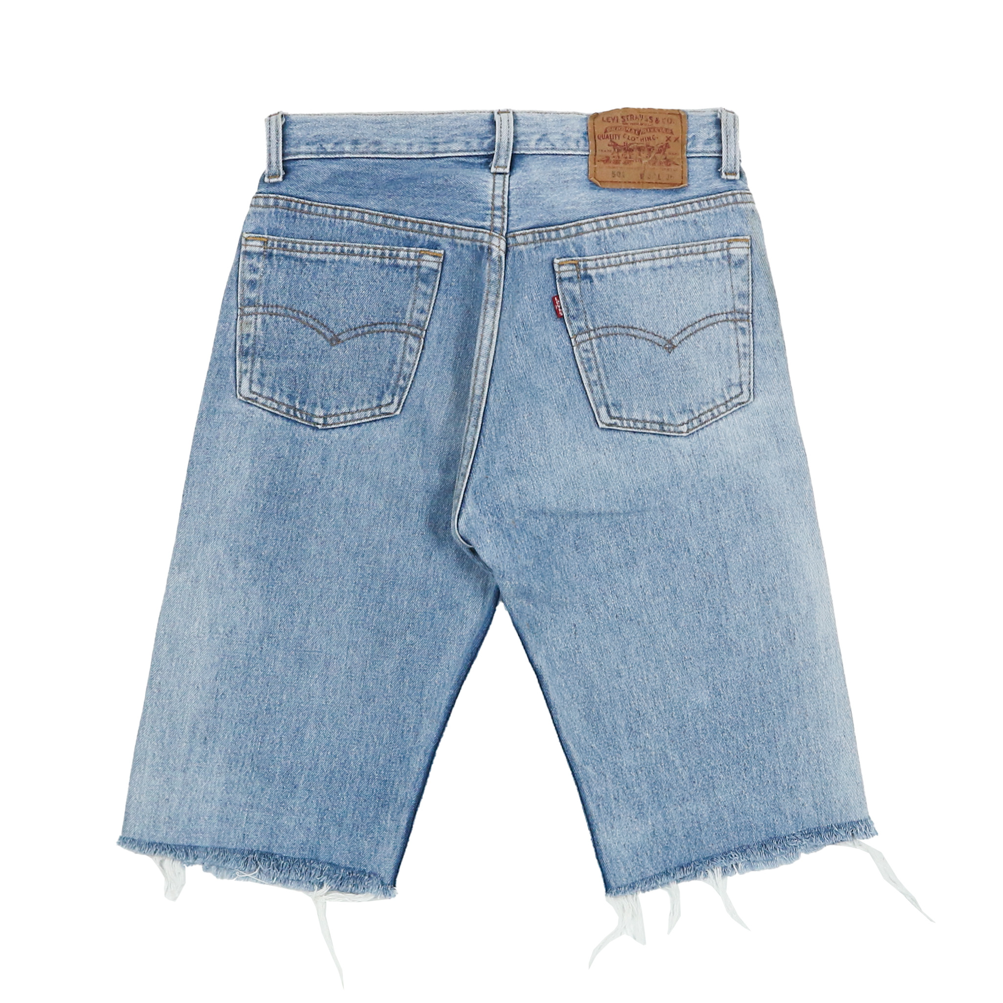 90s Levi's 501 USA Denim Cutted Shorts Size 28
