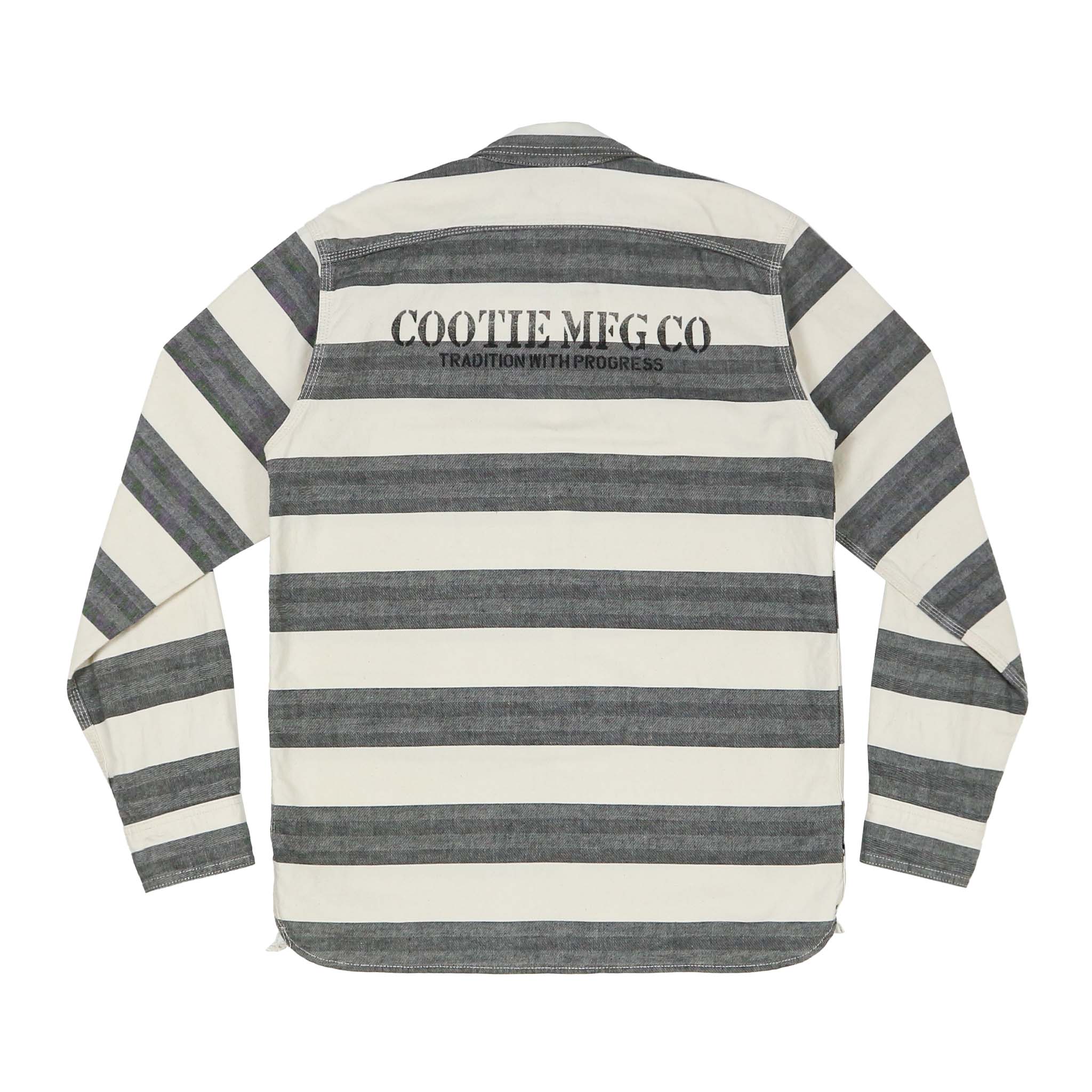 Cootie Japan Made Herringbone Work Shirt Size M