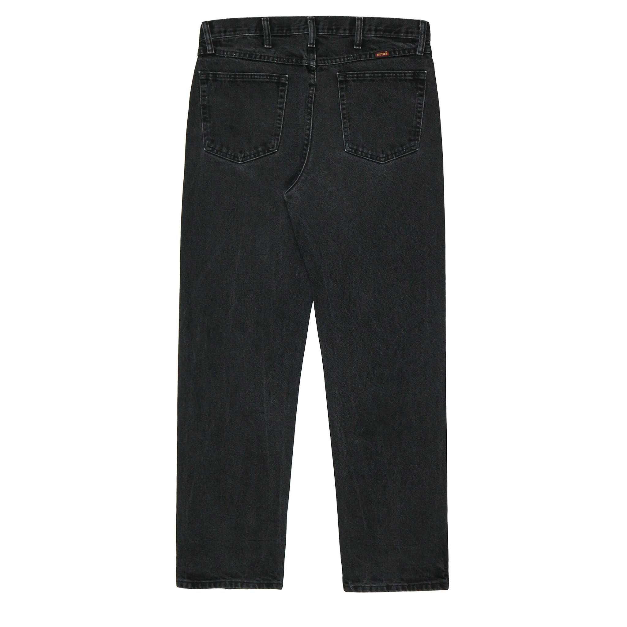 00s Rustler Black Denim Worker Jeans Size 35