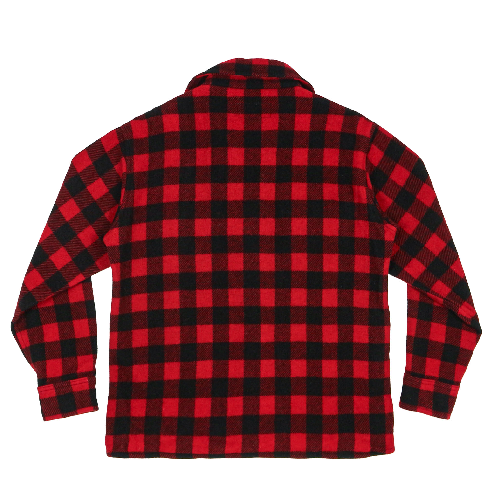 Vtg Bemidji USA Wool Buffalo Check Shirt Size M