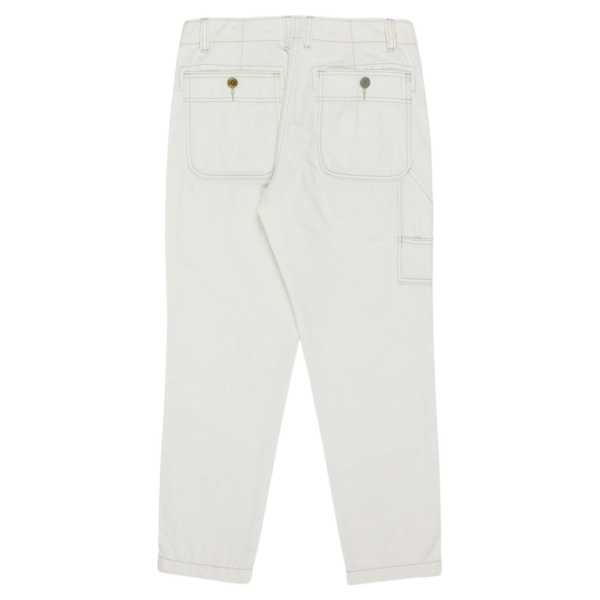 Cube Sugar Cream White Utility Pants Size 30