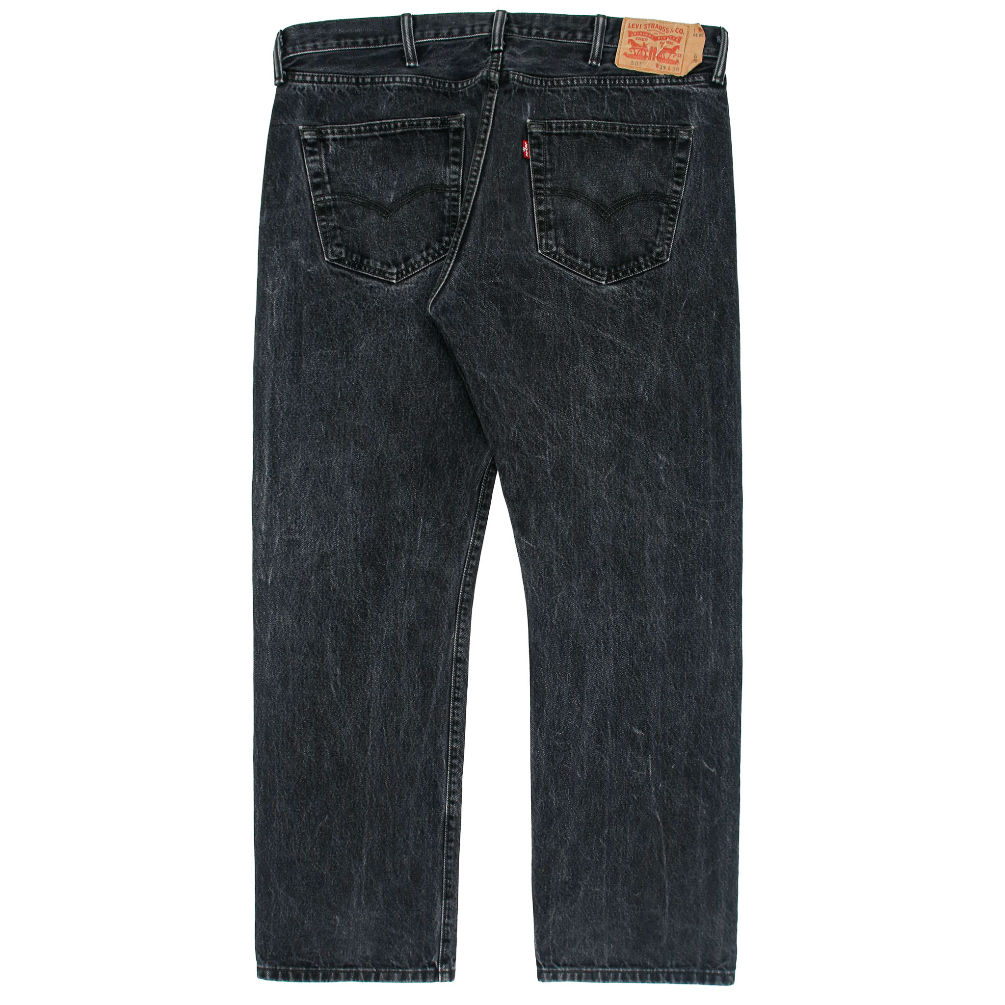 2010s Levi's 501 Black Denim Jeans Size 38
