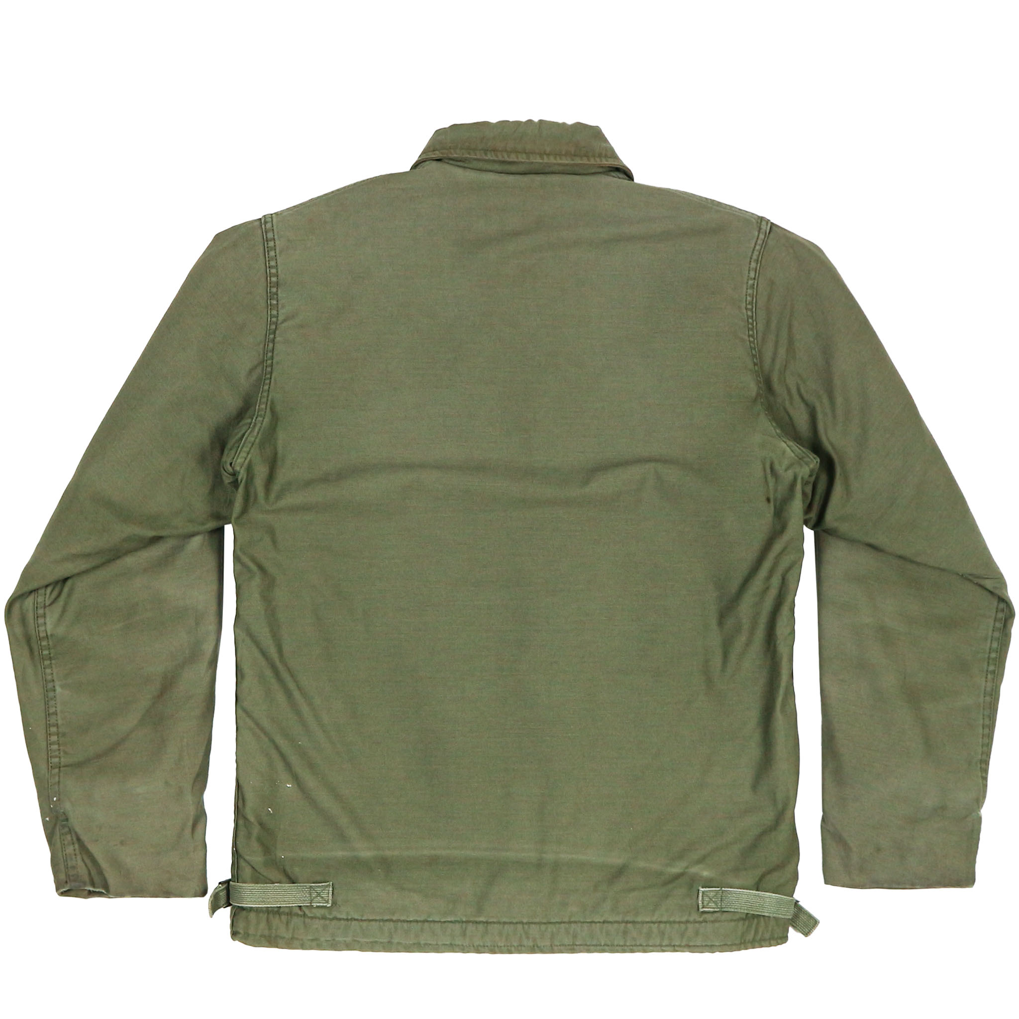 Vtg 80s U.S. Navy A-2 Deck Jacket Size S