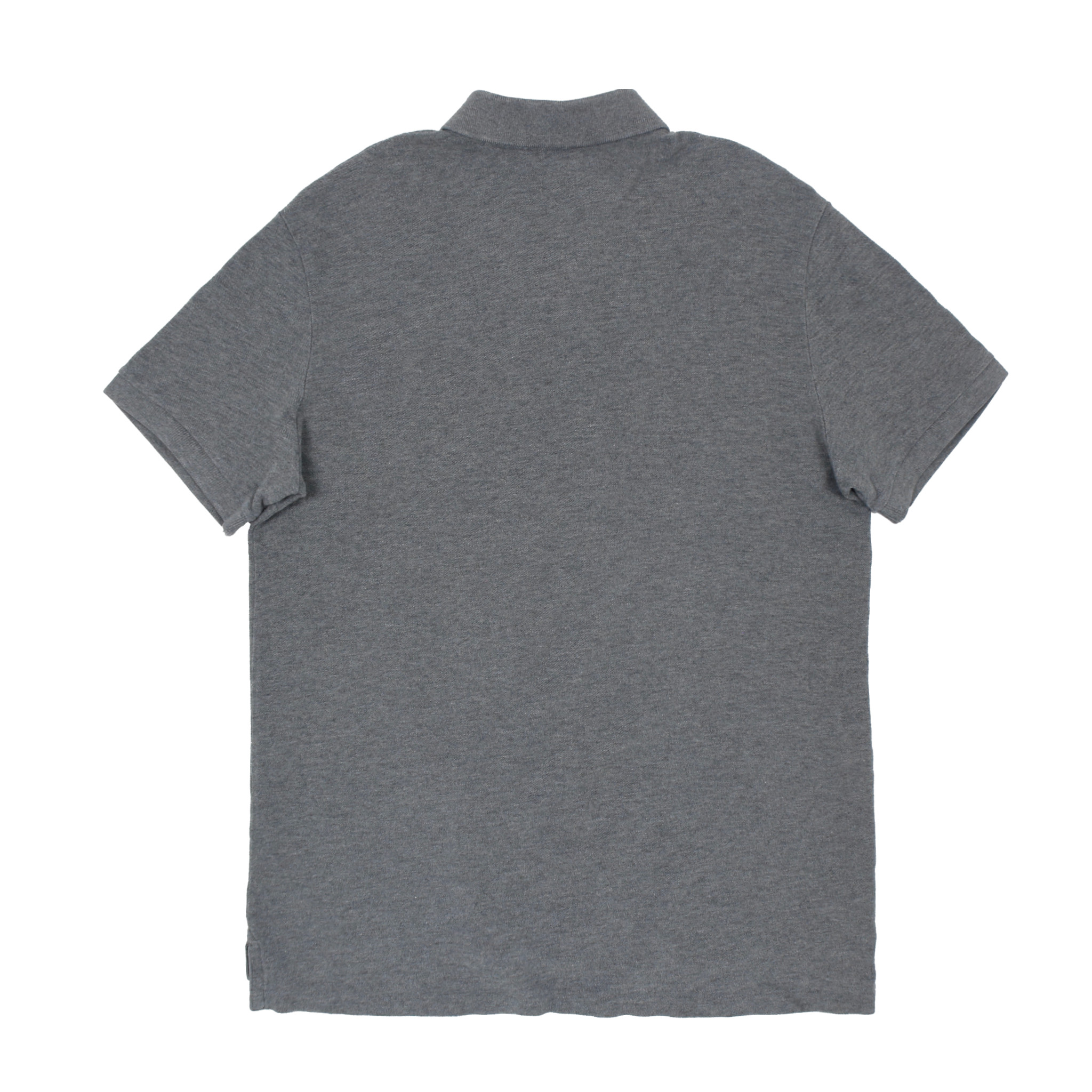 L.L.Bean Classic Logo Grey Polo Shirt Size L