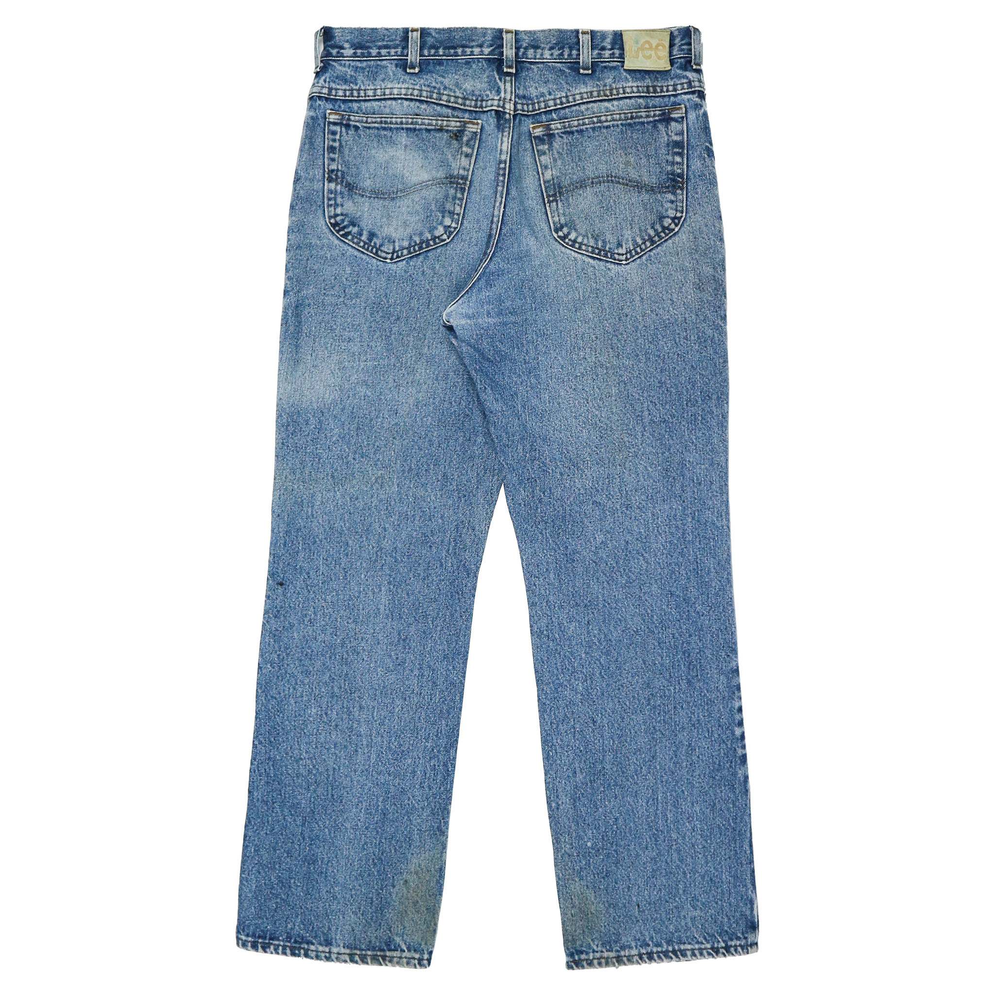 00s Lee Faded Blue Denim Jeans Size 35