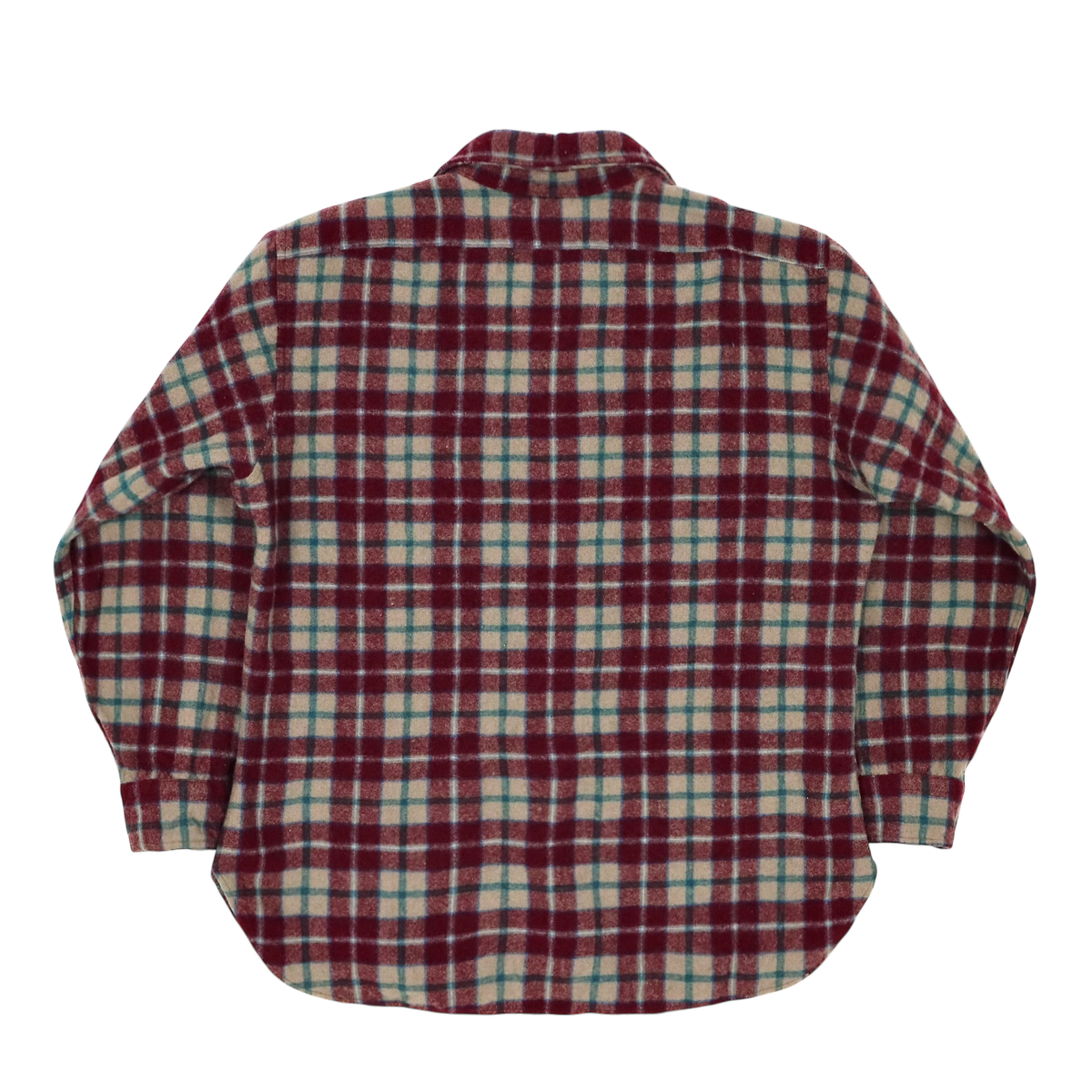 Vintage 70s Pendleton Wool Plaid Shirt Size S