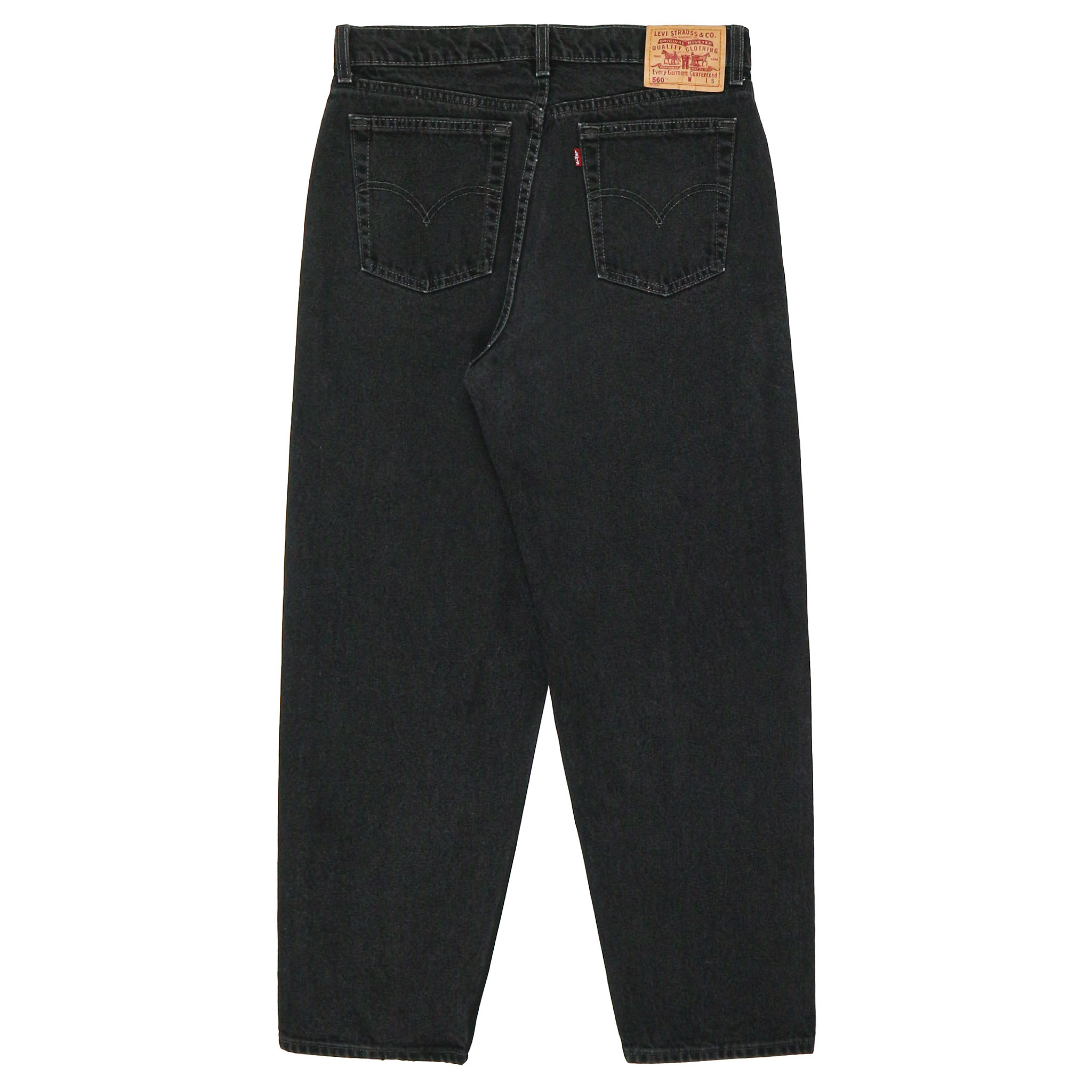 90s Levi's 560 Canada Black Denim Jeans Size 33