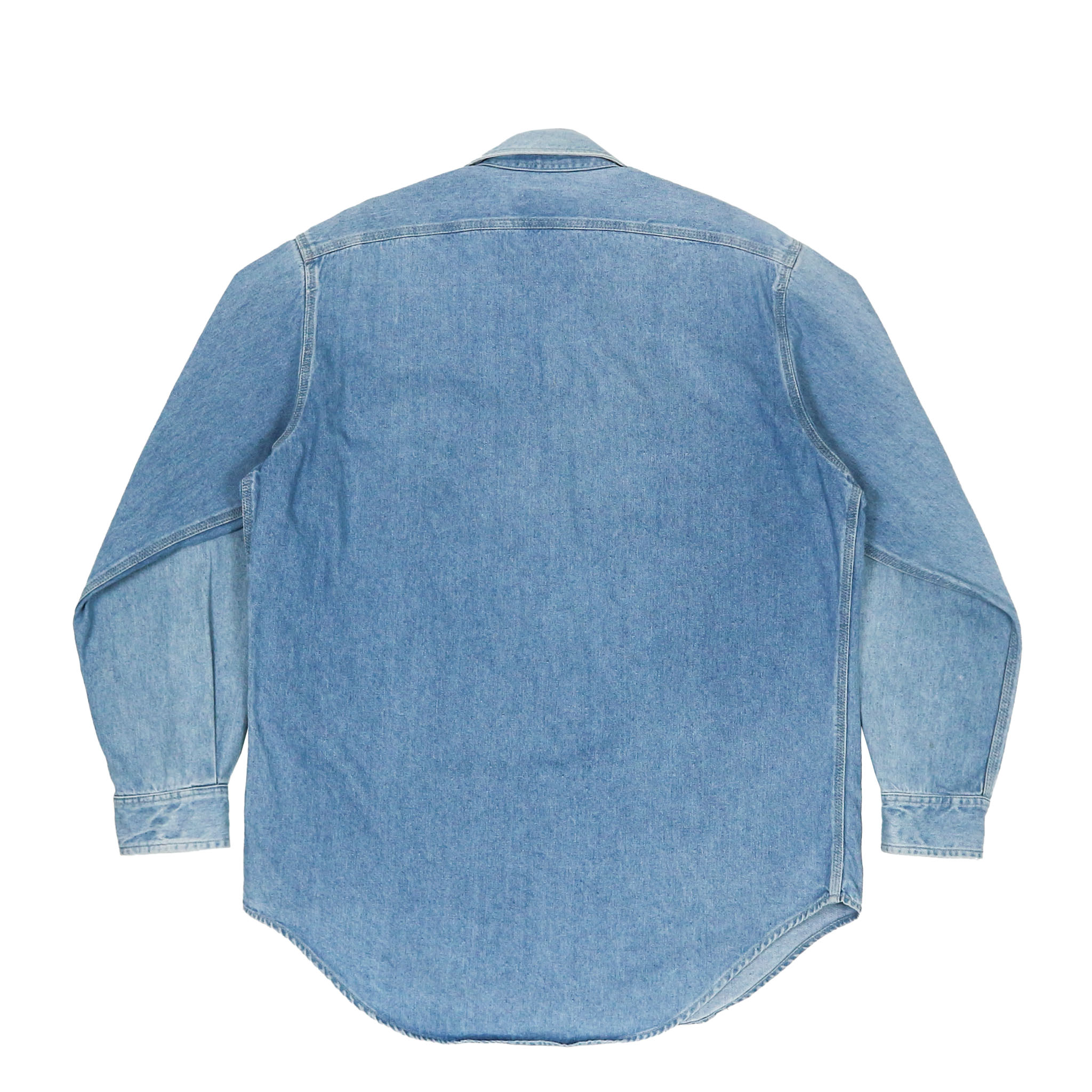 Vtg Polo Country Ralph Lauren Denim Shirt Size L