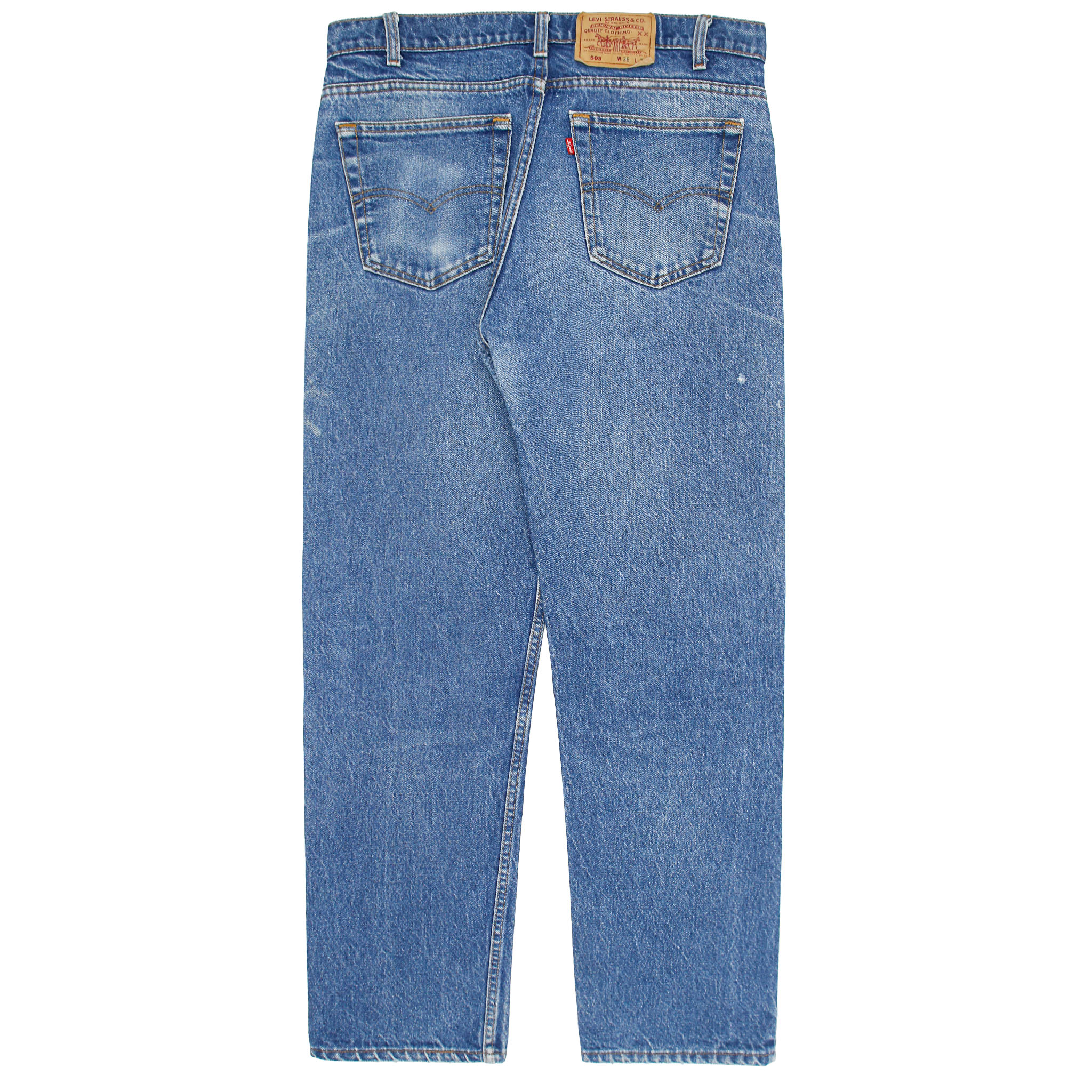 90s Levi's 505 Made in USA Denim Jeans Size 35