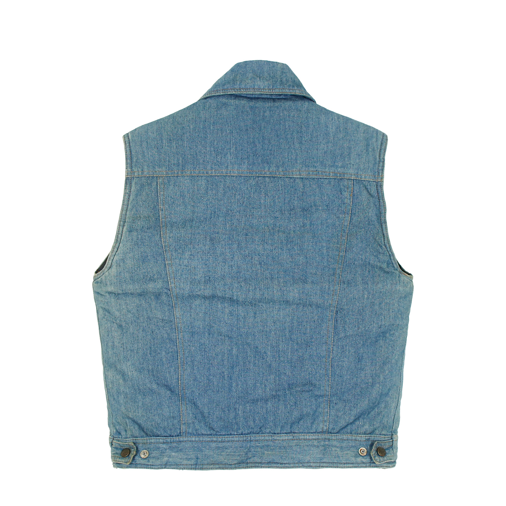 Vtg Big John Japan Padded Denim Vest Size M