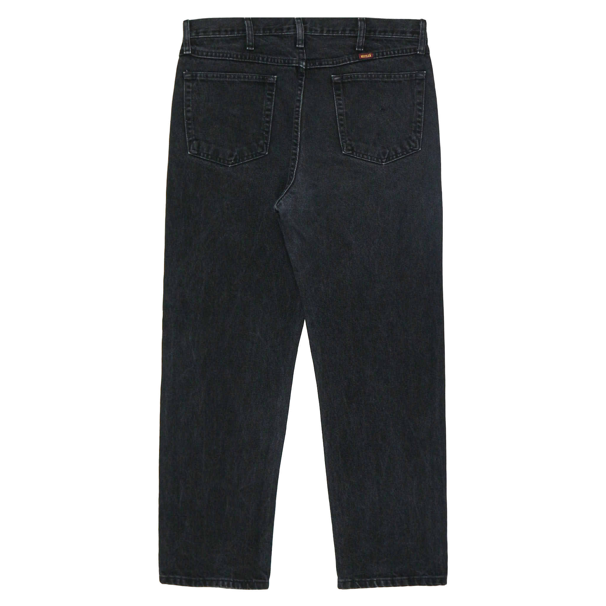 00s Rustler Black Denim Worker Jeans Size 36