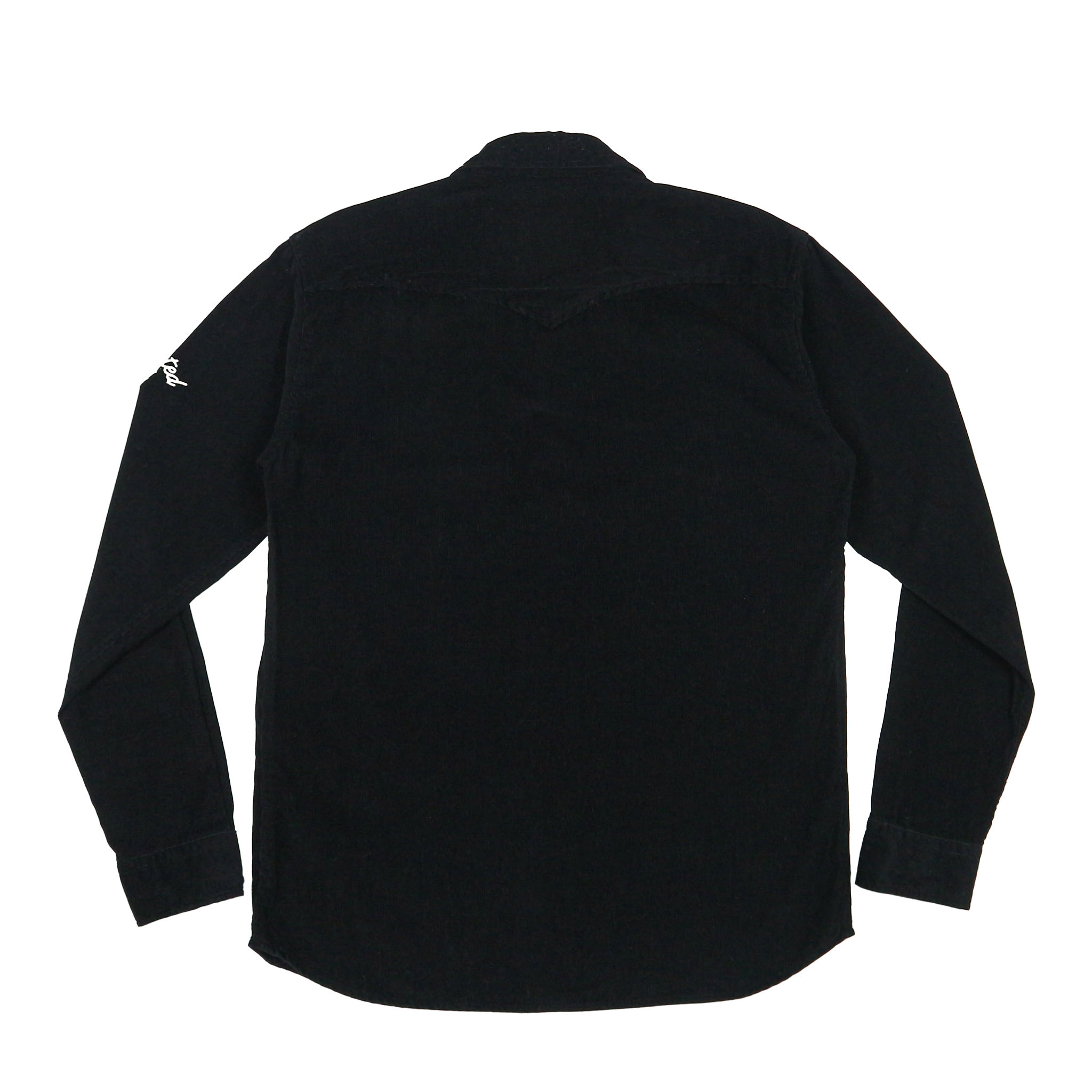 Dickies Black Corduroy Work Shirt Size L