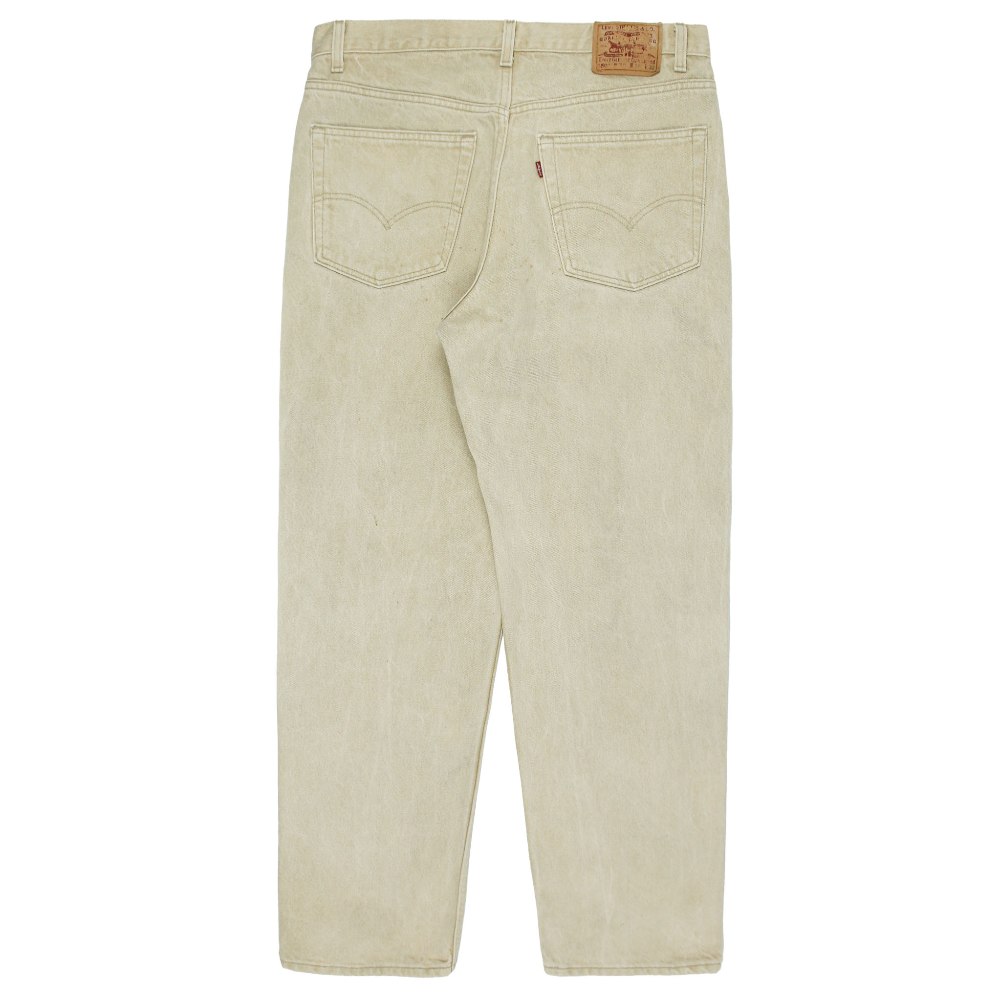 90s Levi's 550 USA Sand Denim Jeans Size 37