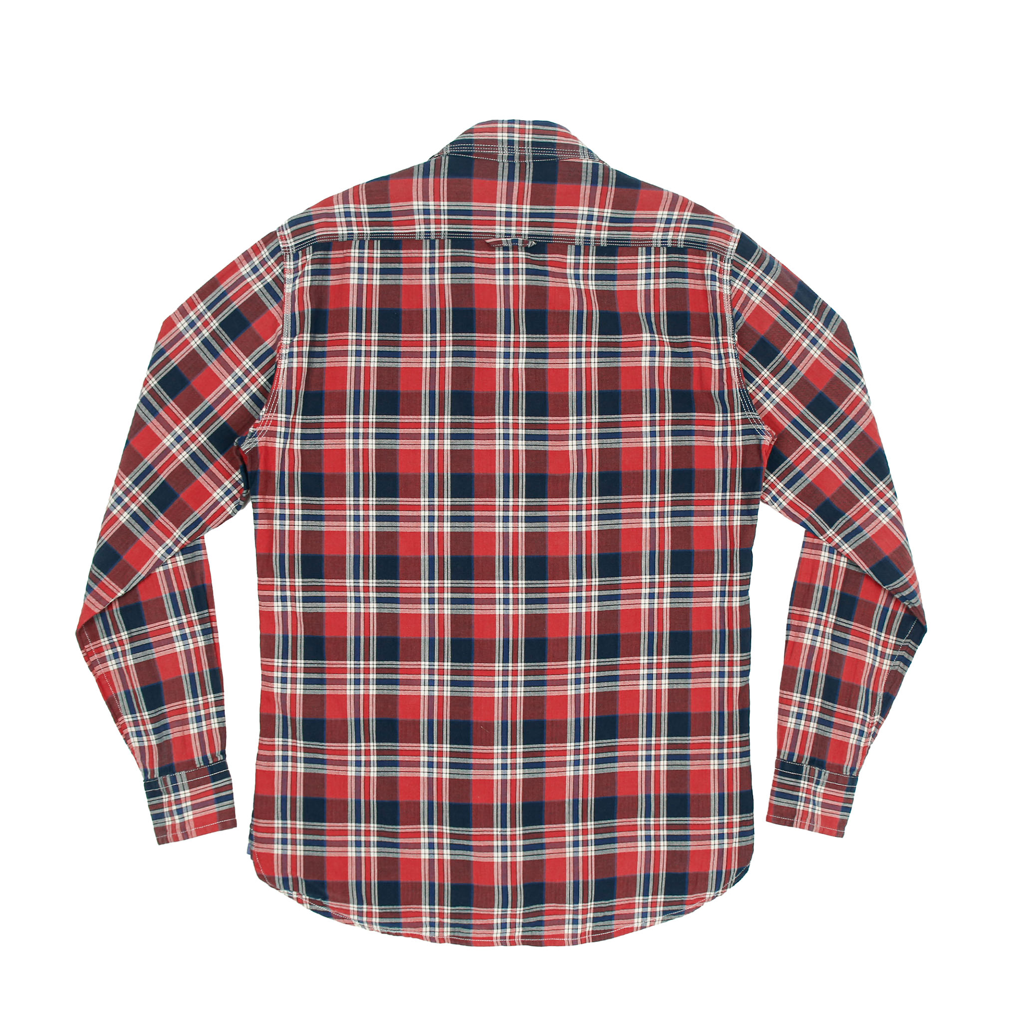 Replay Brand Herringbone Plaid Shirt Size S