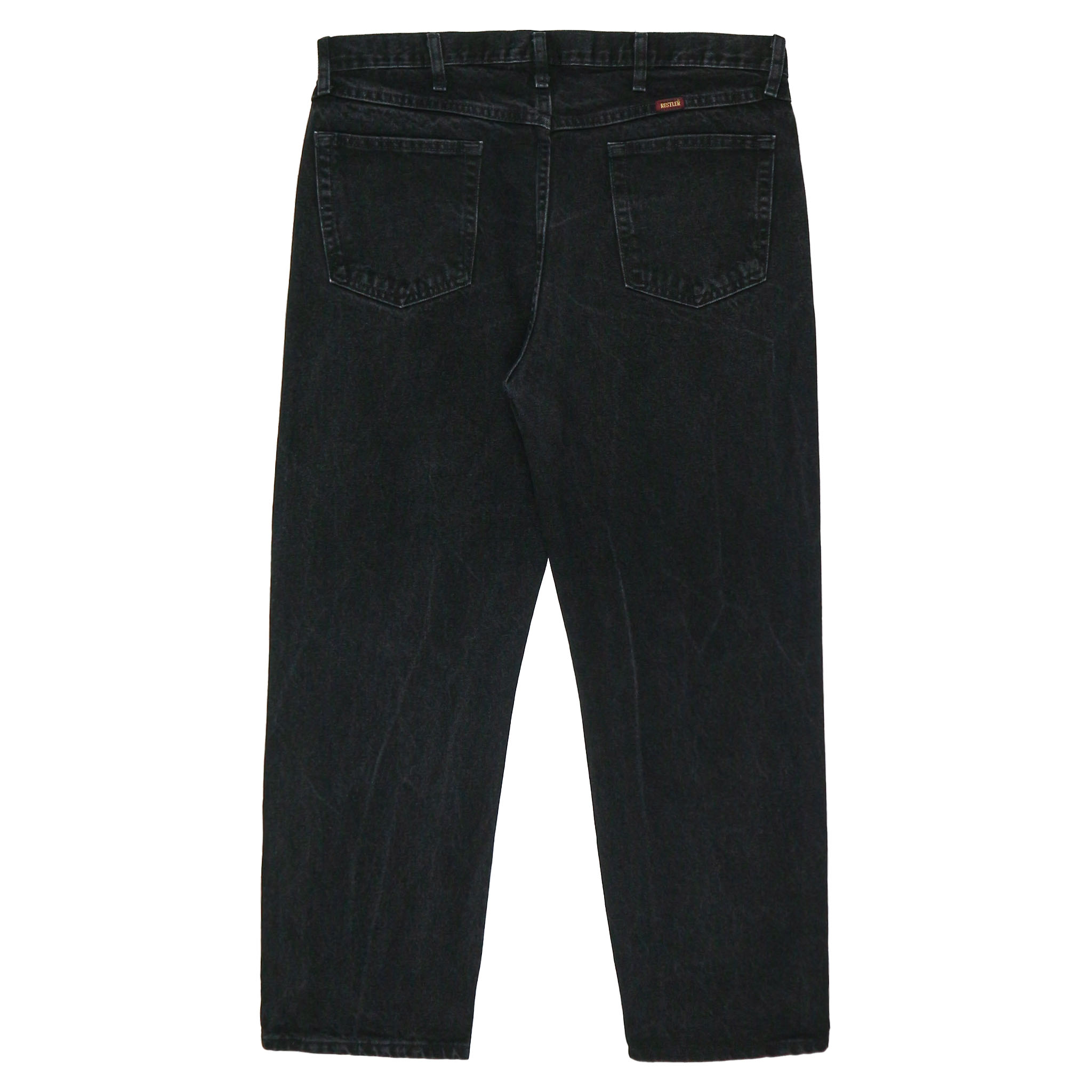 00s Rustler Black Denim Worker Jeans Size 38