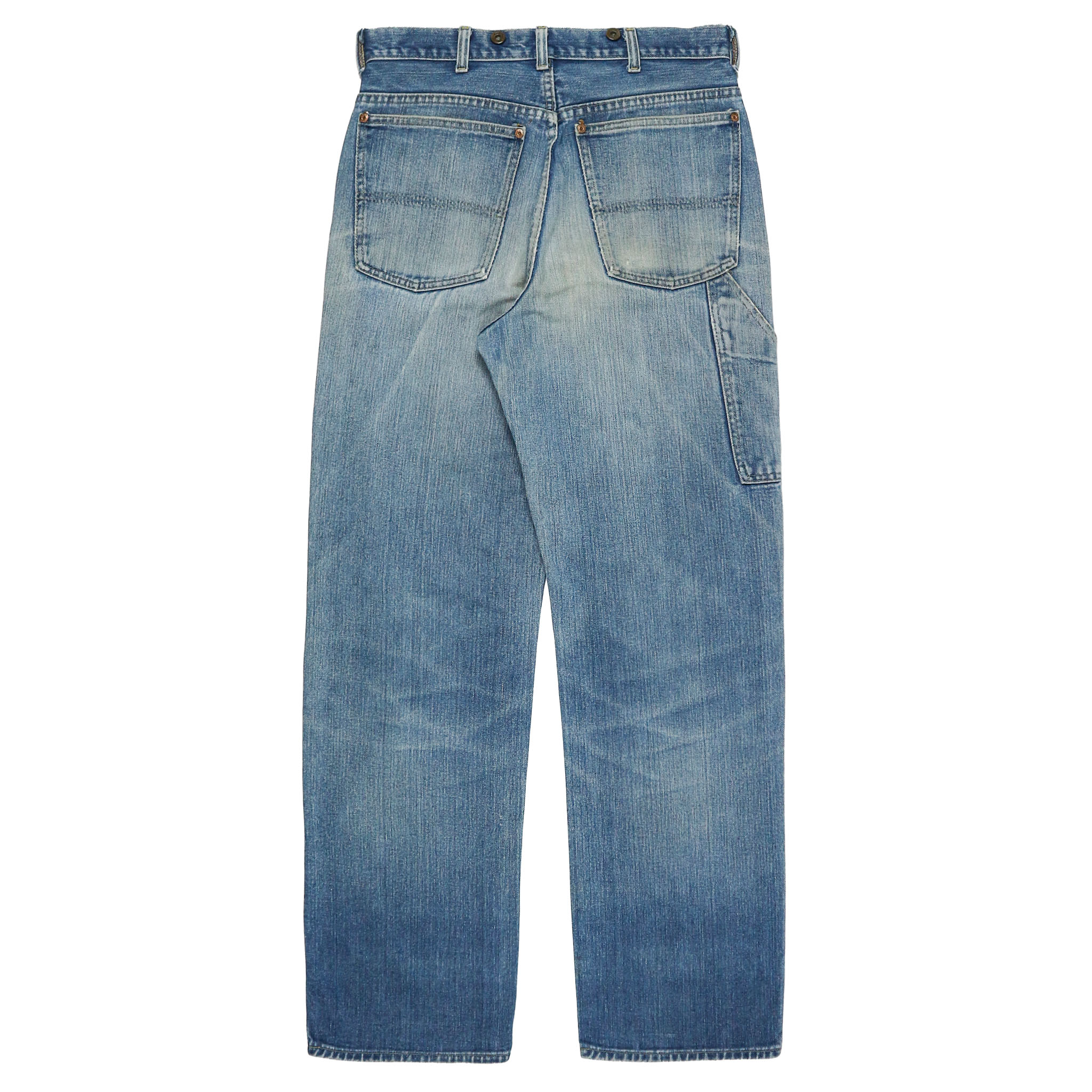 Vintage 70s Lee Boss of the Road 77 Denim Logger Pants Size 30