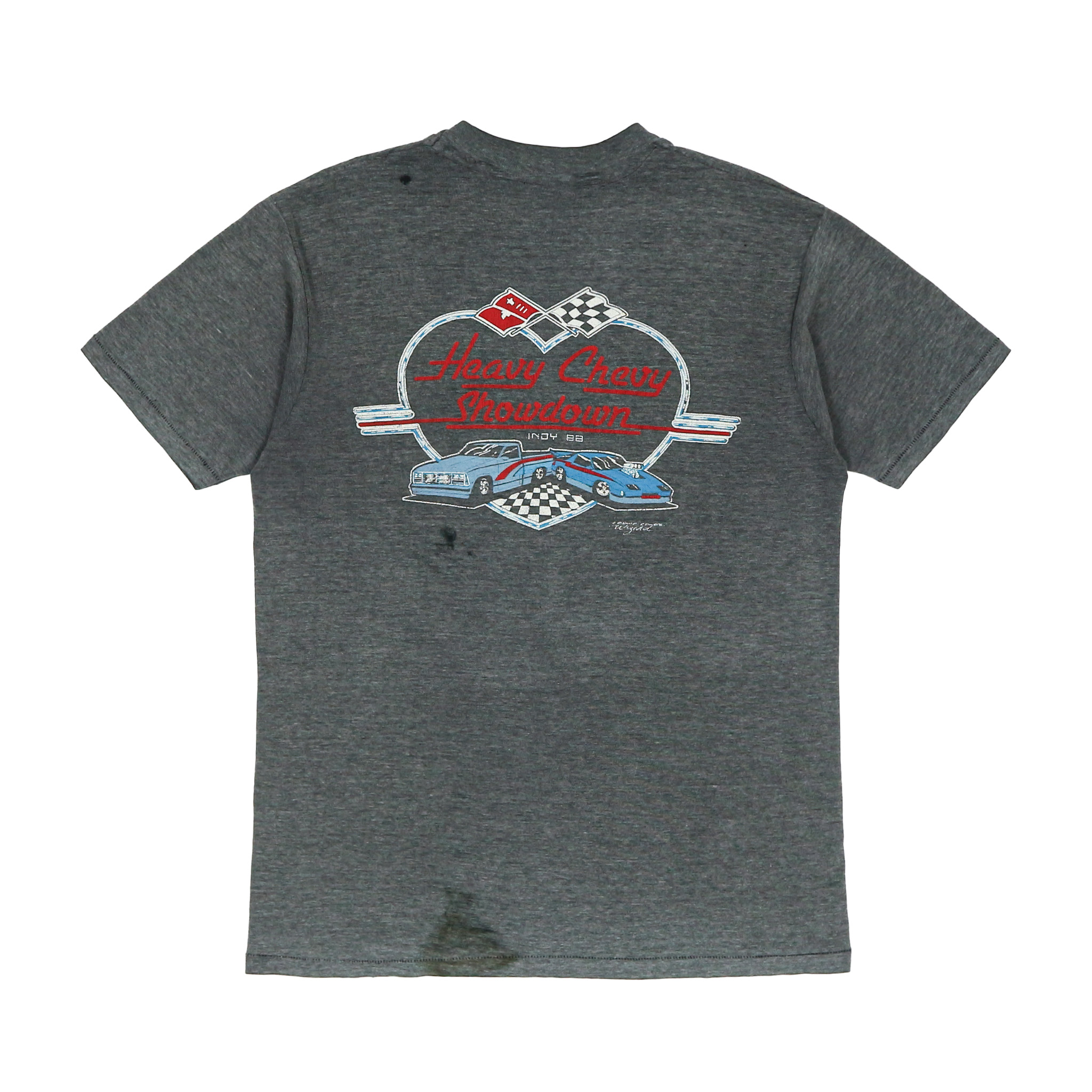 Vintage 80s USA Heavy Chevy Showdown T-Shirt Size L