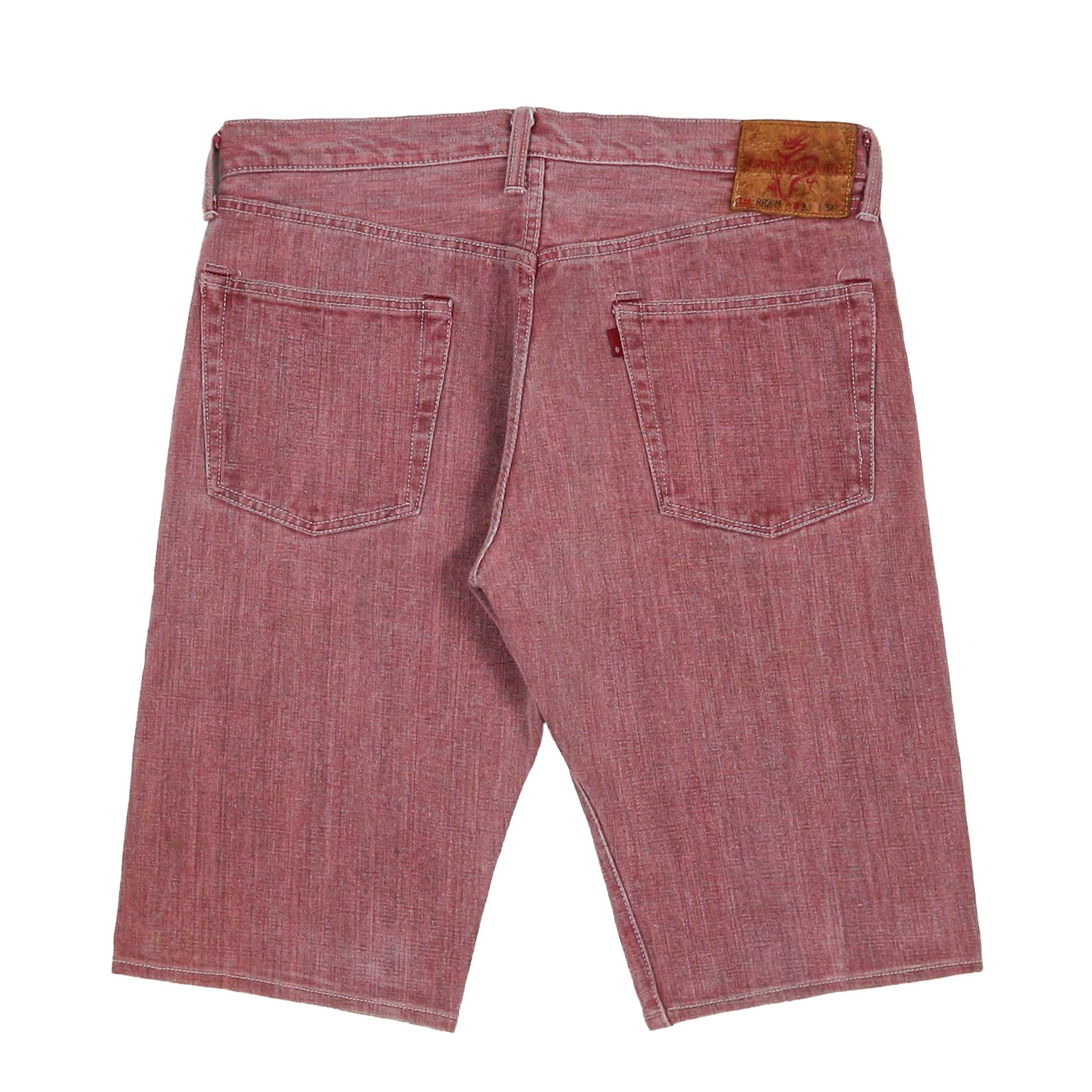 Earth Culture Japan Selvedge Denim Shorts Size 33