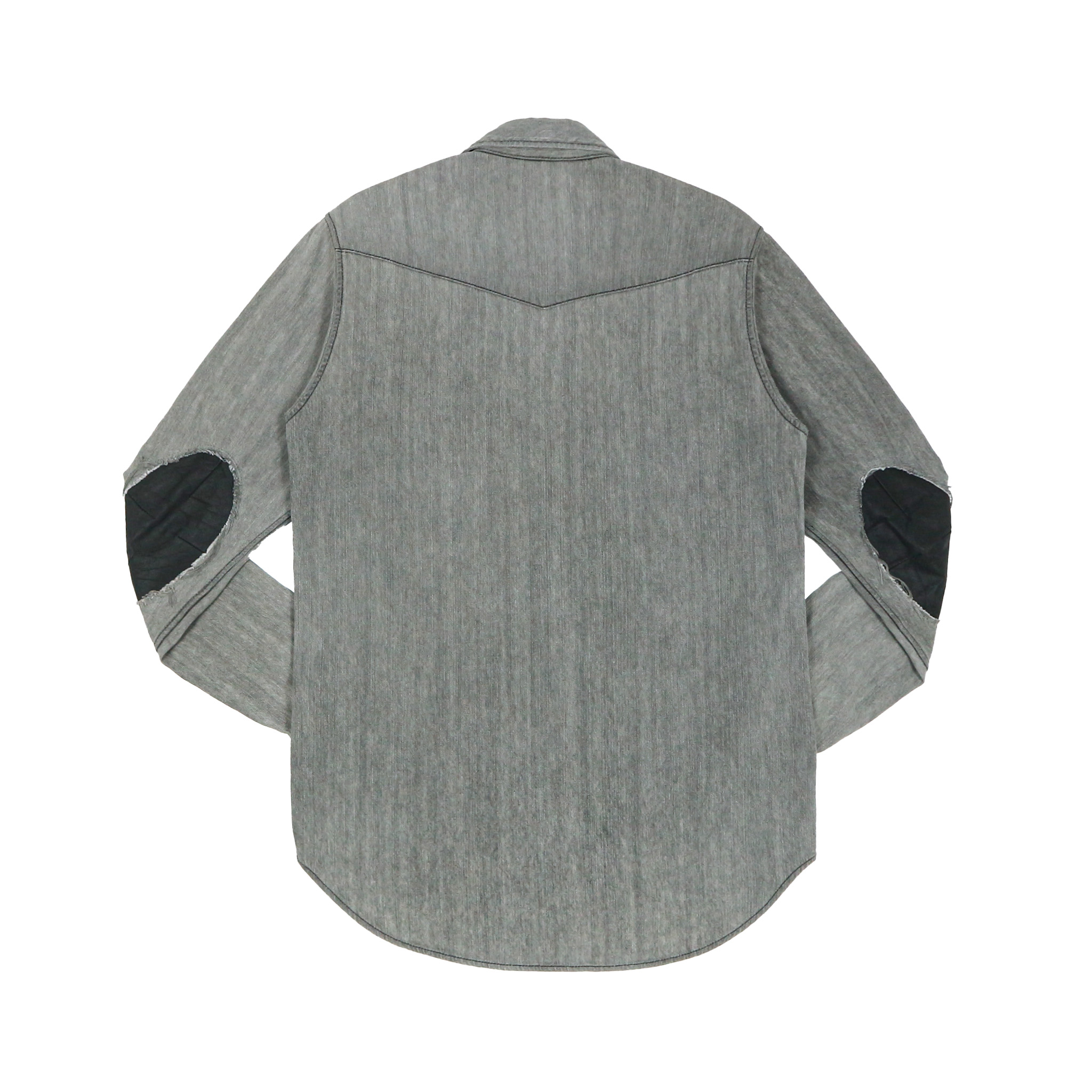 John Lawrence Sullivan Grey Denim Shirt Size M