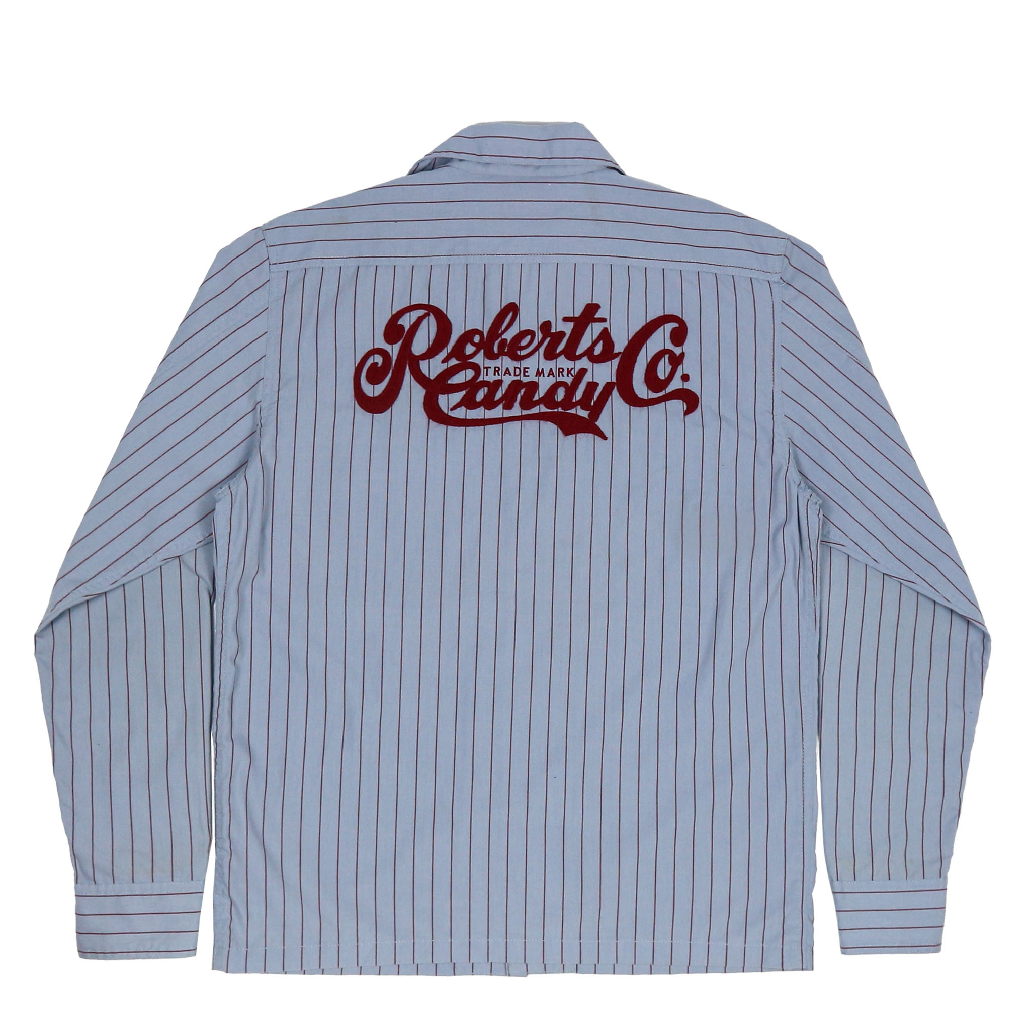 Groovers Japan Made Stripe Work Shirt Size L