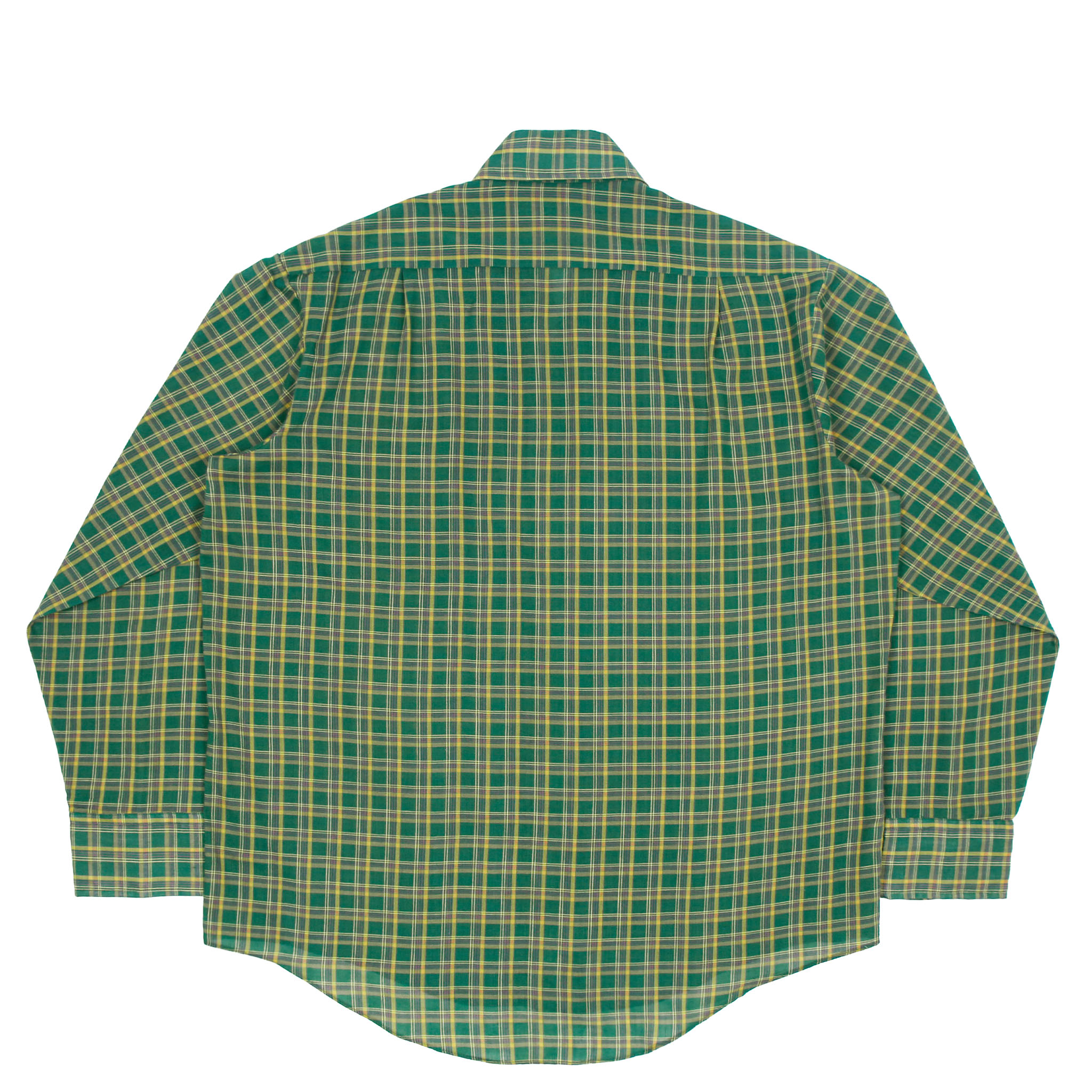 80s Kmart Vintage Perma Press Plaid Shirt Size L