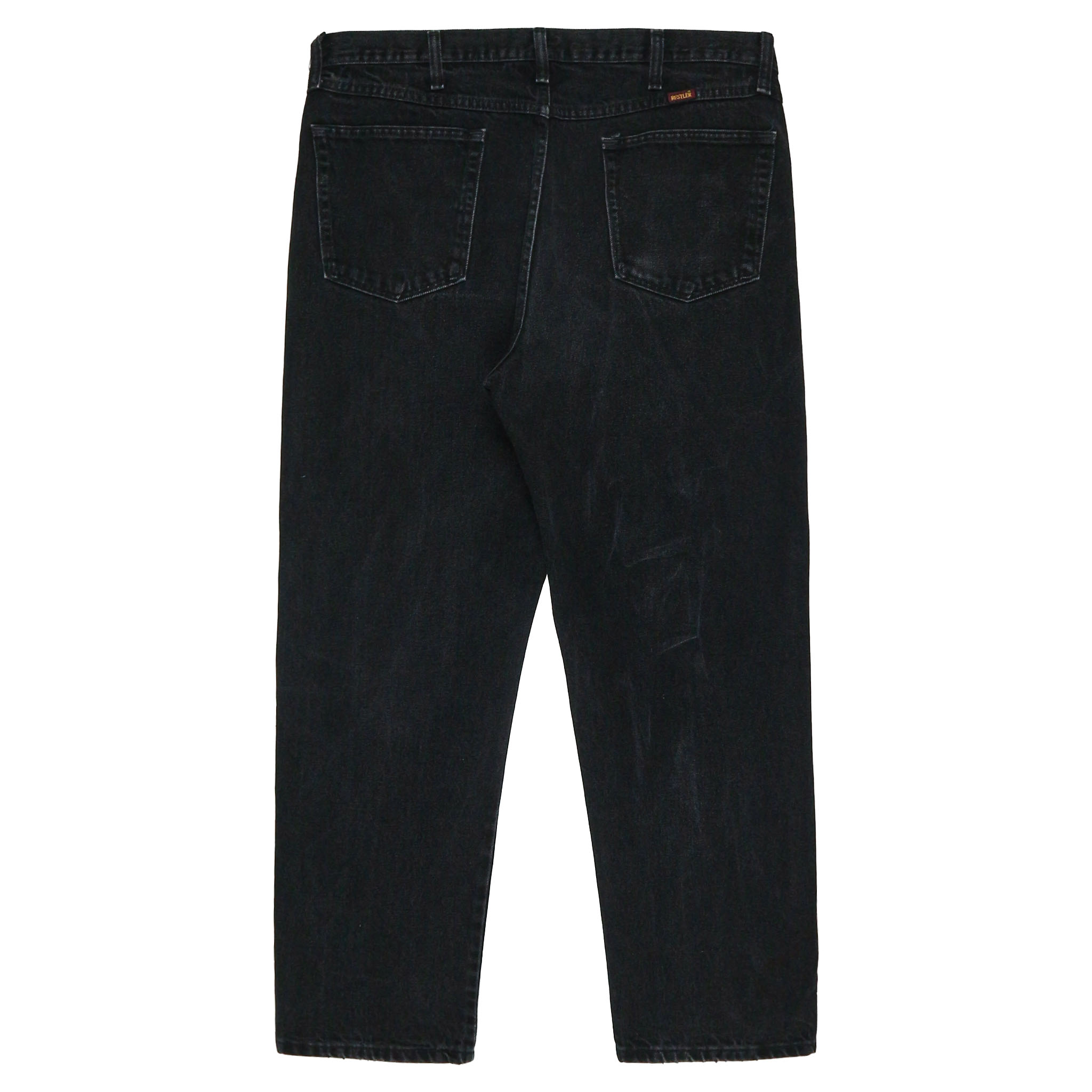 00s Rustler Black Denim Worker Jeans Size 38